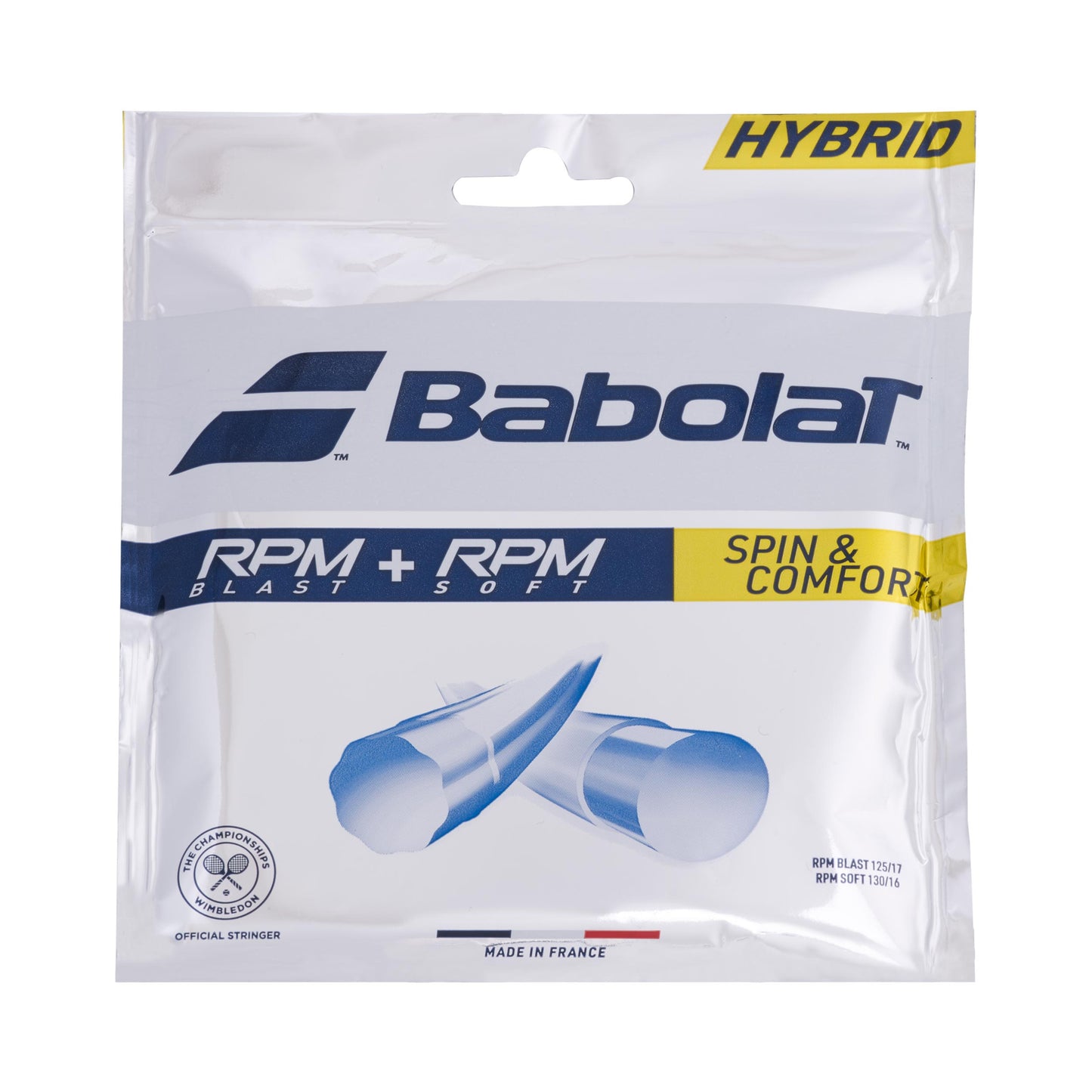 Babolat RPM Blast 125 + RPM Soft 130 Saitenset-Grau