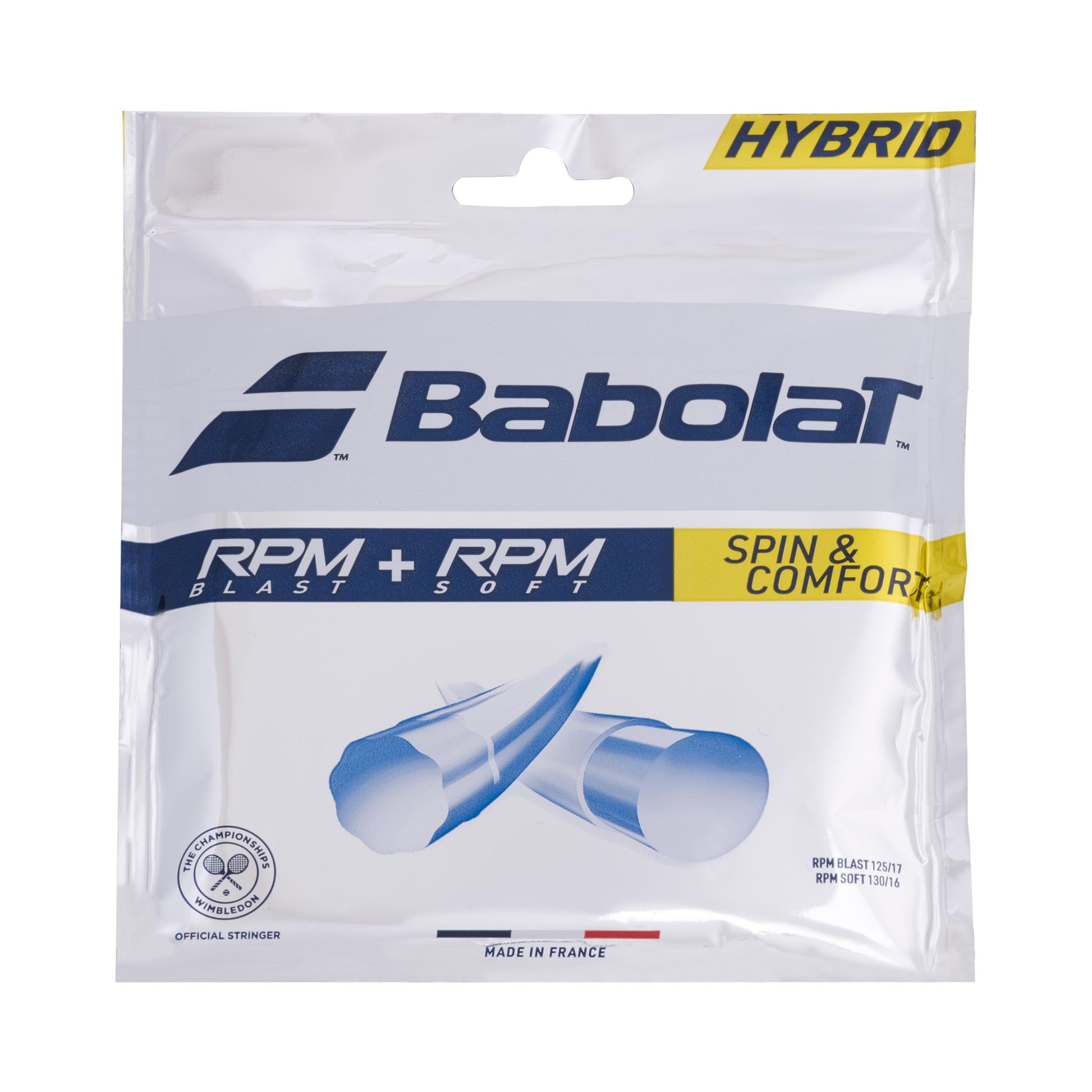 Babolat RPM Blast 125 + RPM Soft 130 Saitenset-Grau