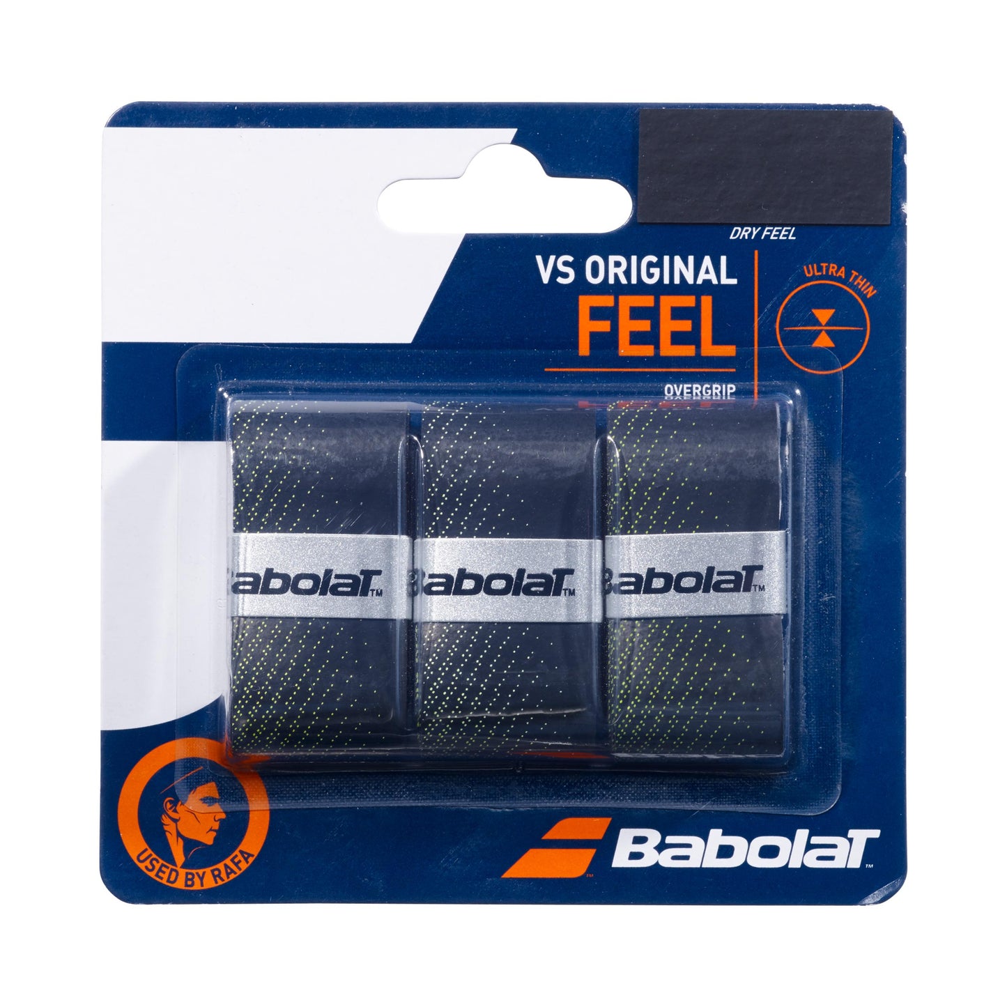 Babolat VS Grip Original 3er Pack-Schwarz,Gelb