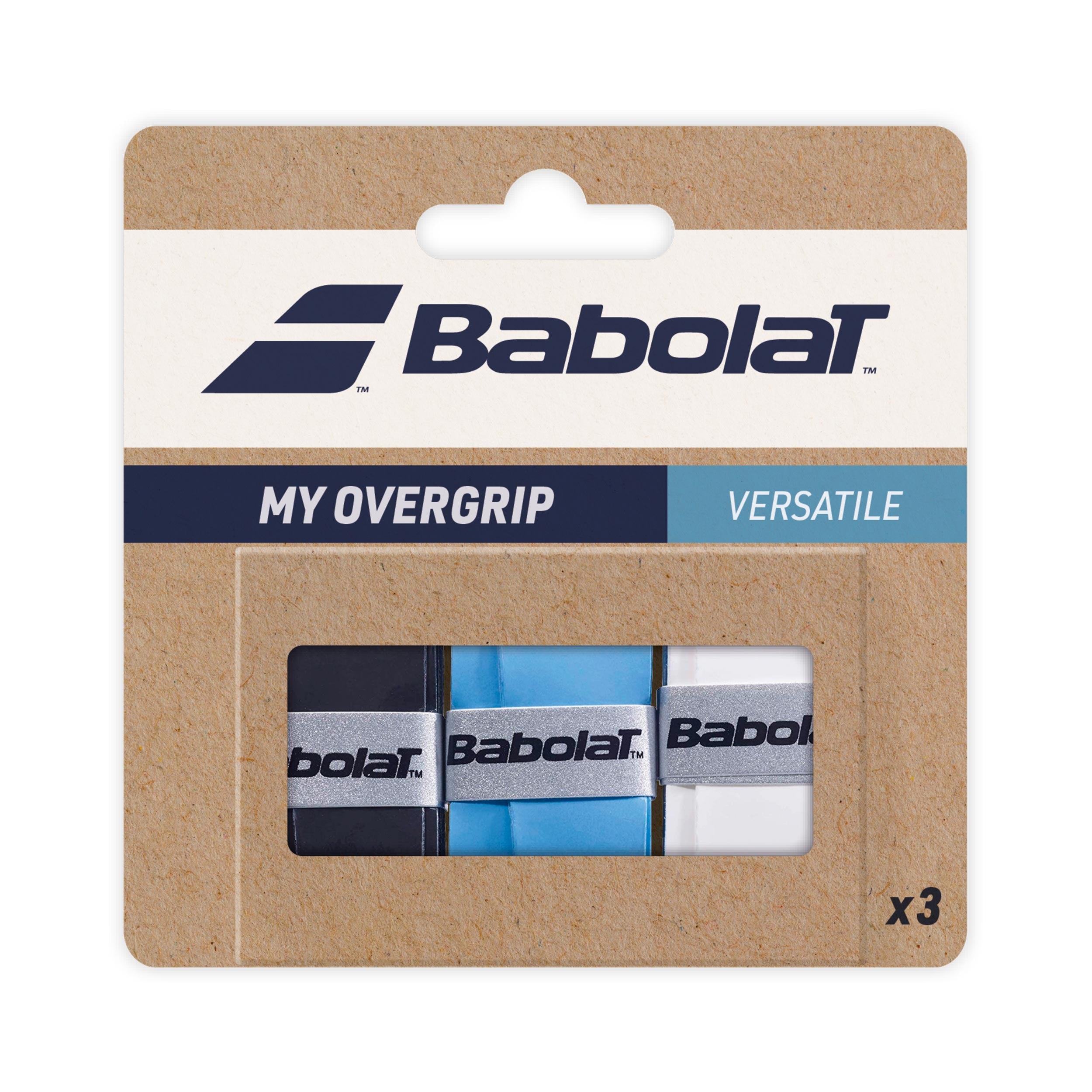 Babolat My Overgrip 3 Pack - black, white