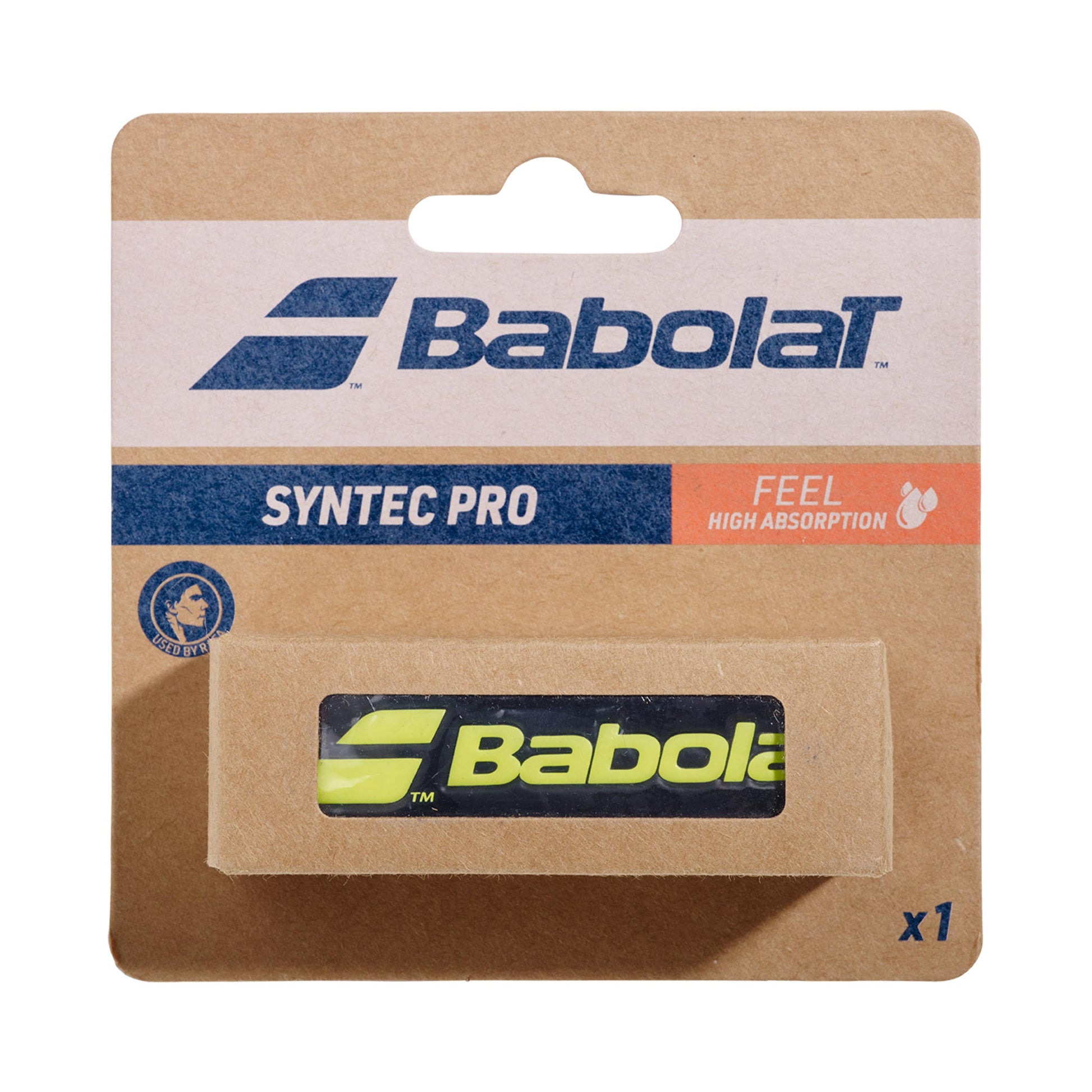 Babolat Syntec Pro Grip 1 Pack-Black,Yellow