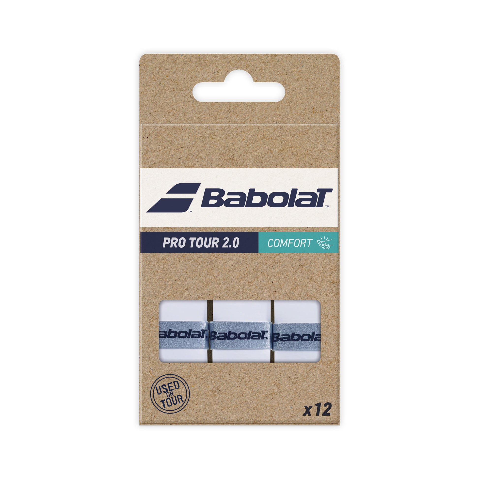 Babolat Pro Tour 2.0 12er Pack-Weiß