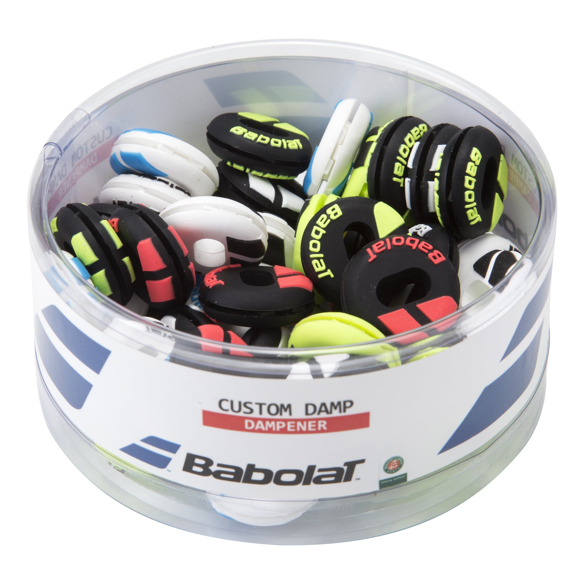 Babolat Custom Damp Dämpfer 48er Box-Mehrfarbig