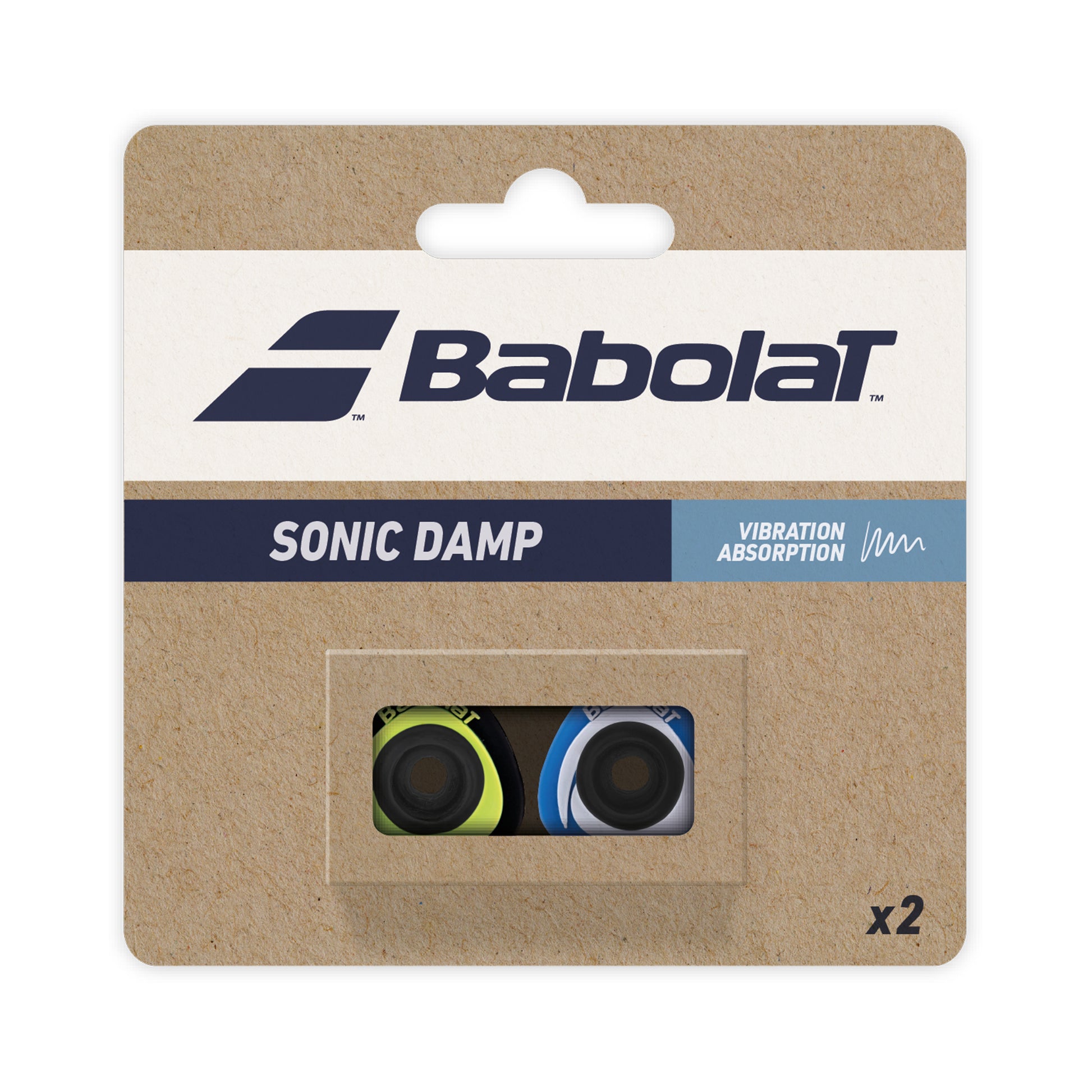 Babolat Sonic Dampener 2 Pack-Yellow,Yellow