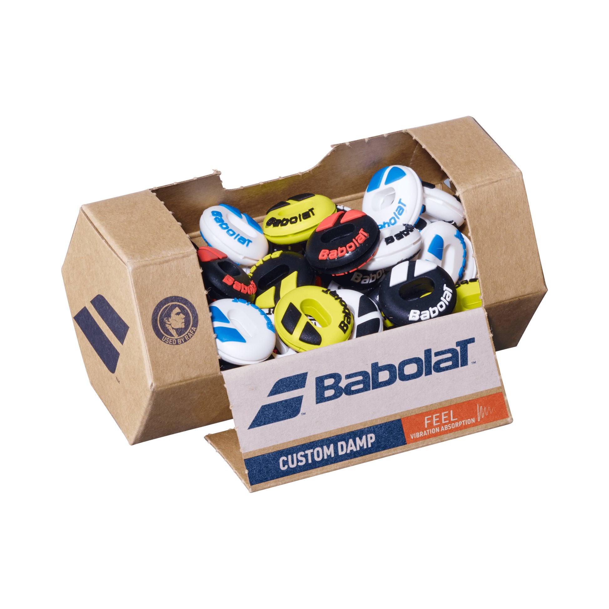 Babolat Custom Damp Dämpfer 48er Box-Mehrfarbig