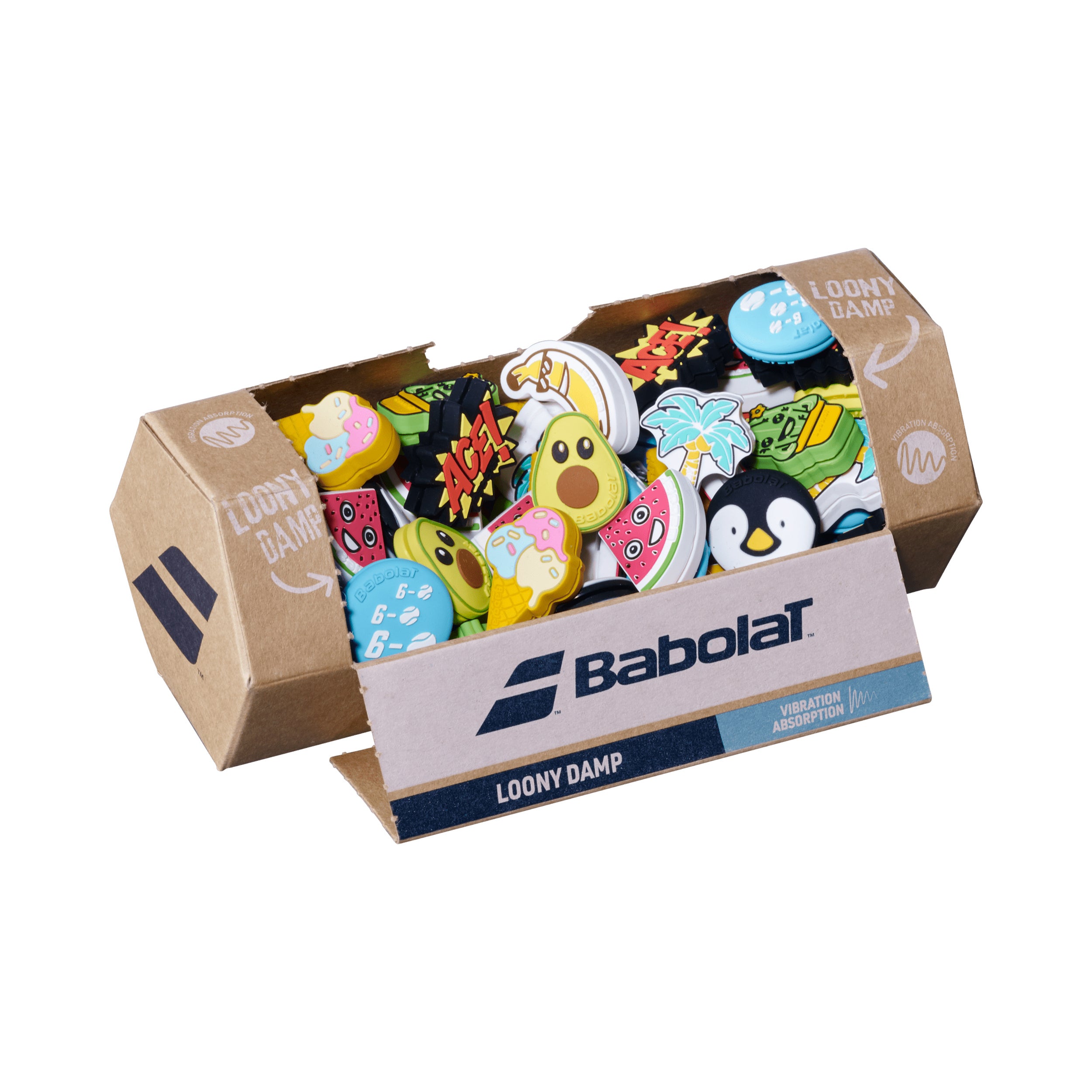 Babolat Loony Dampener Box Of 75 Pcs-Multicoloured