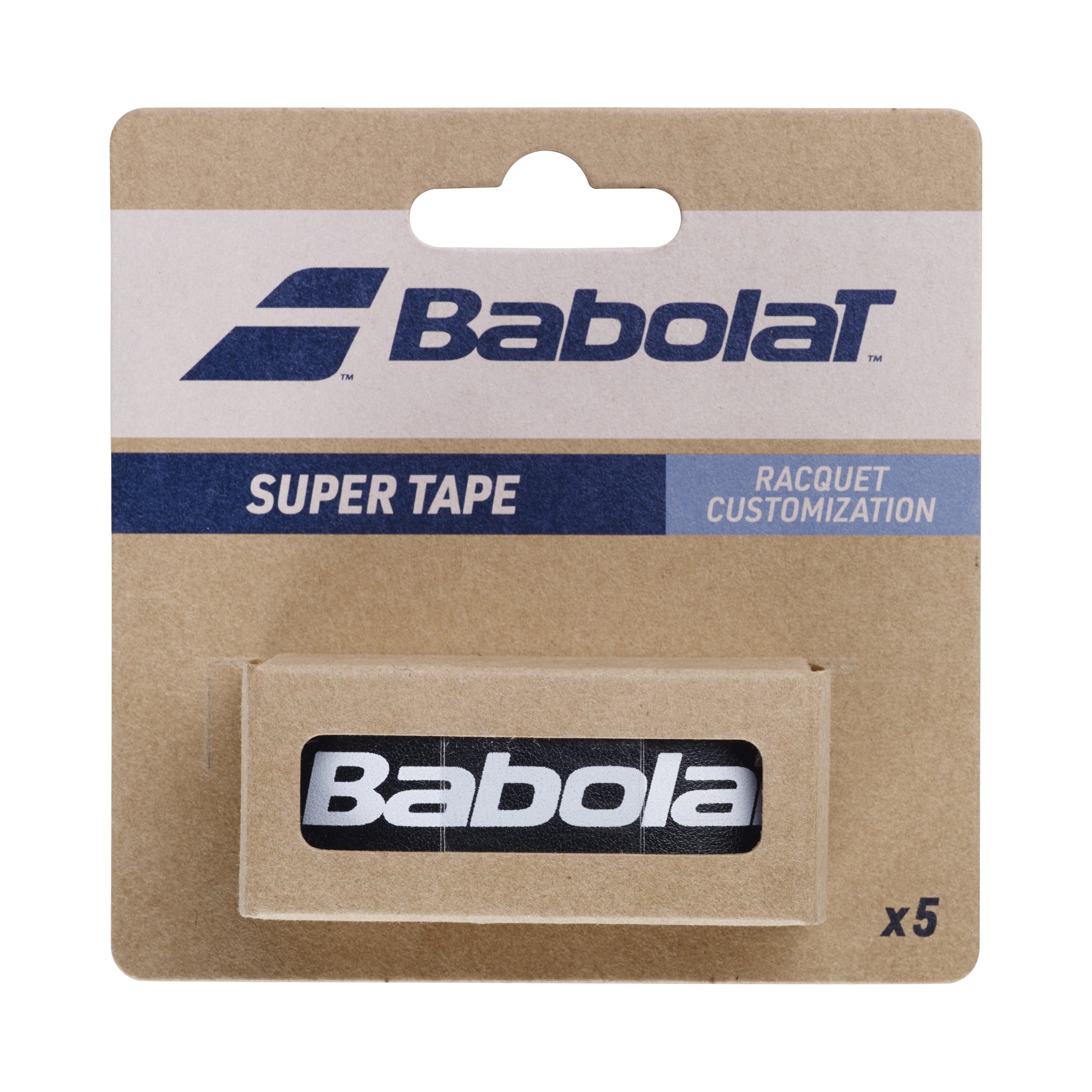 Babolat Super Tape X 5 Racket Saver Tape-Black