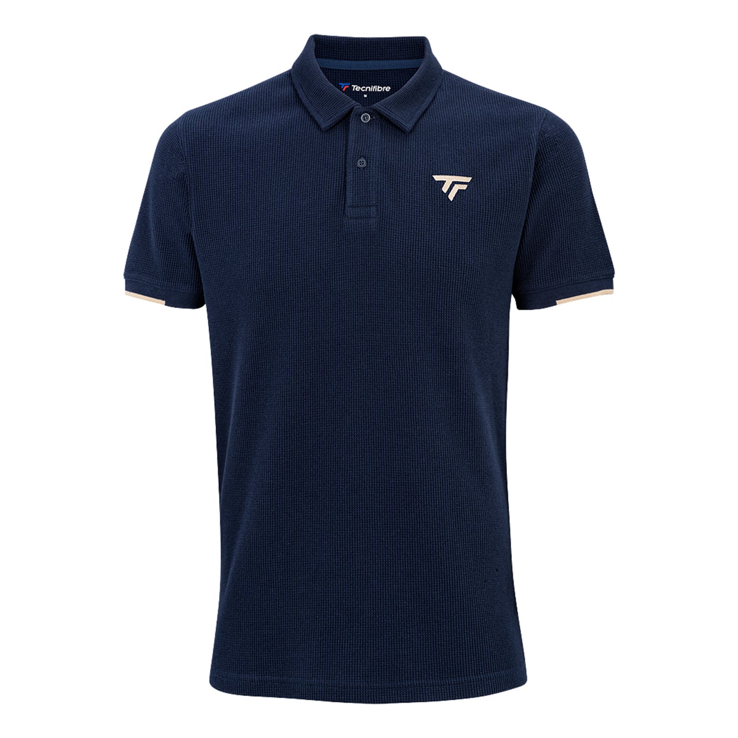 Tecnifibre Waffle Polo Herren-dunkelblau