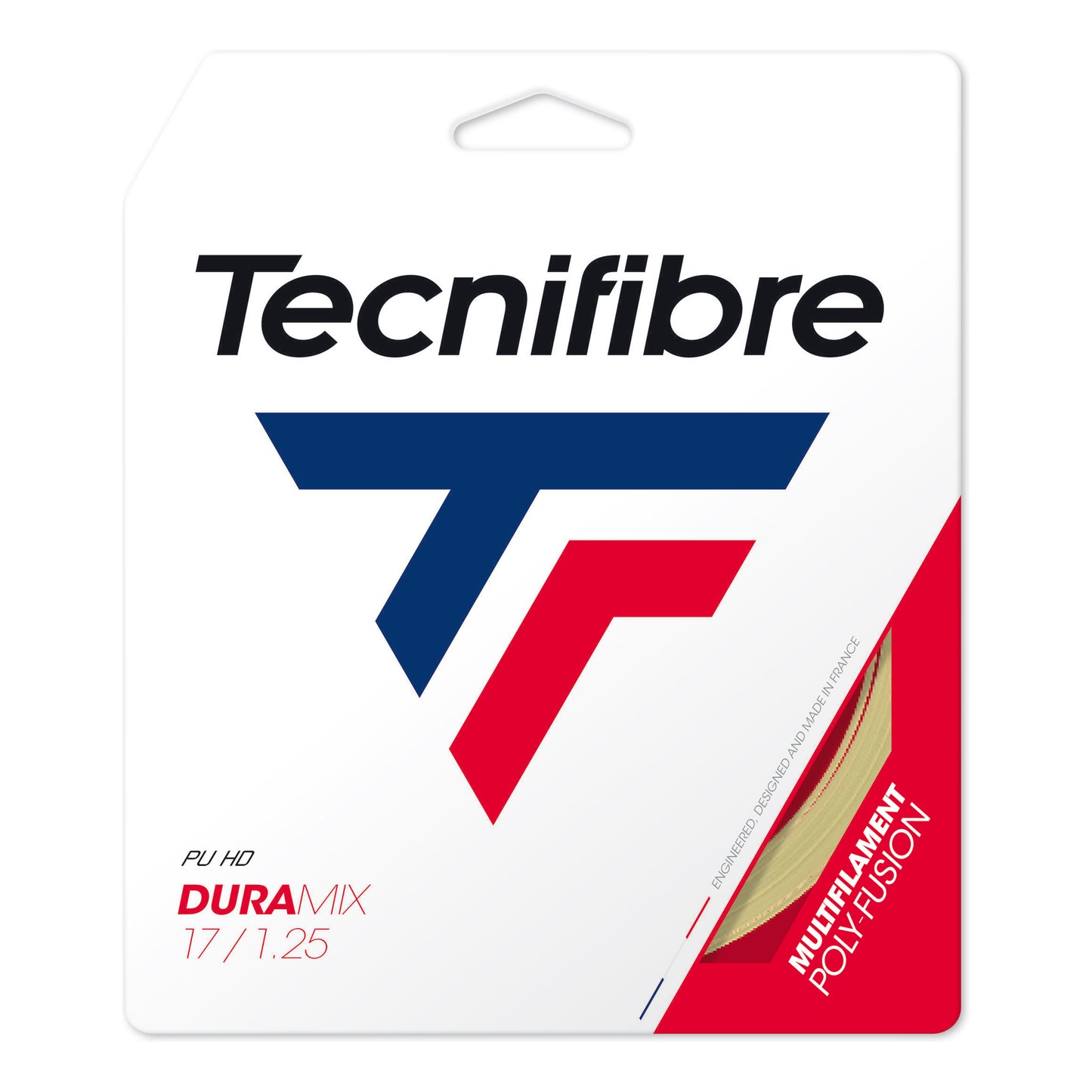 Tecnifibre Duramix HD 12m String Set-Ecru
