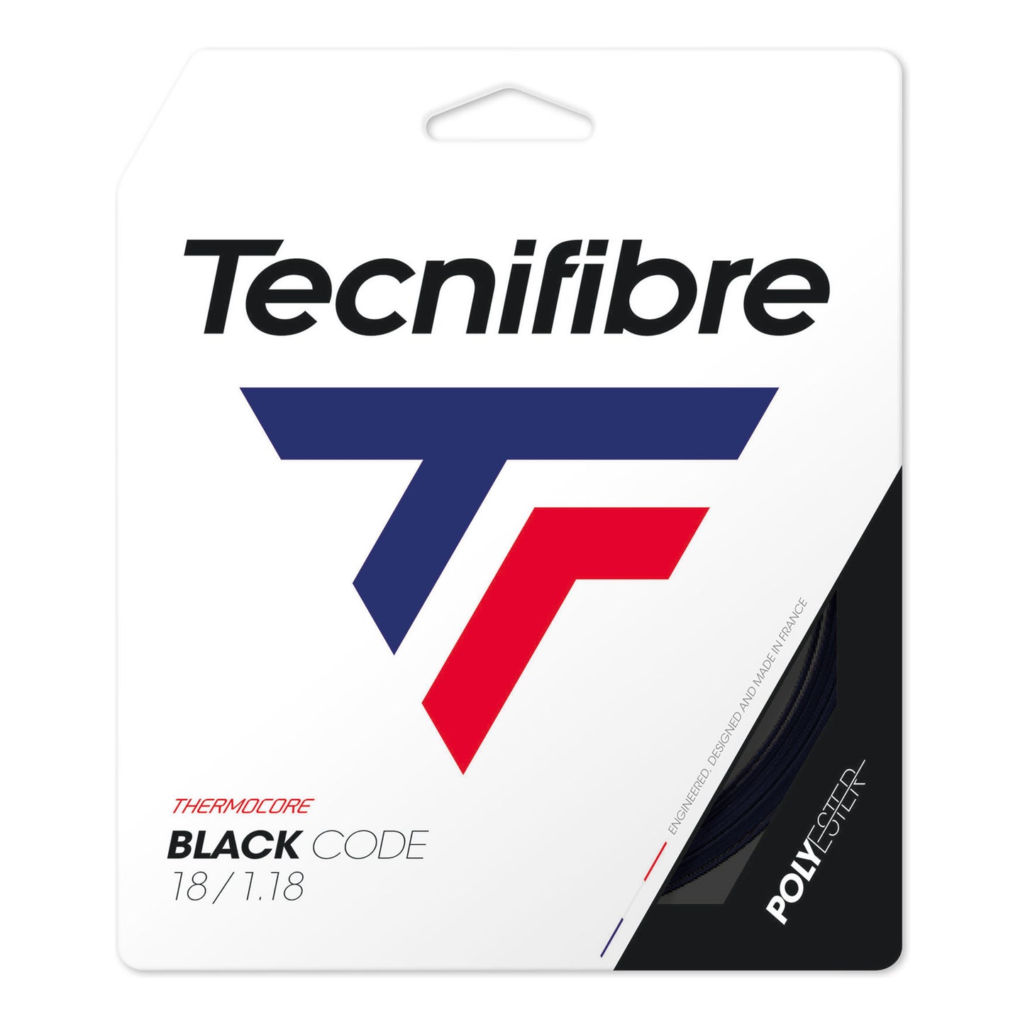 Tecnifibre Black Code 12m String Set-Black