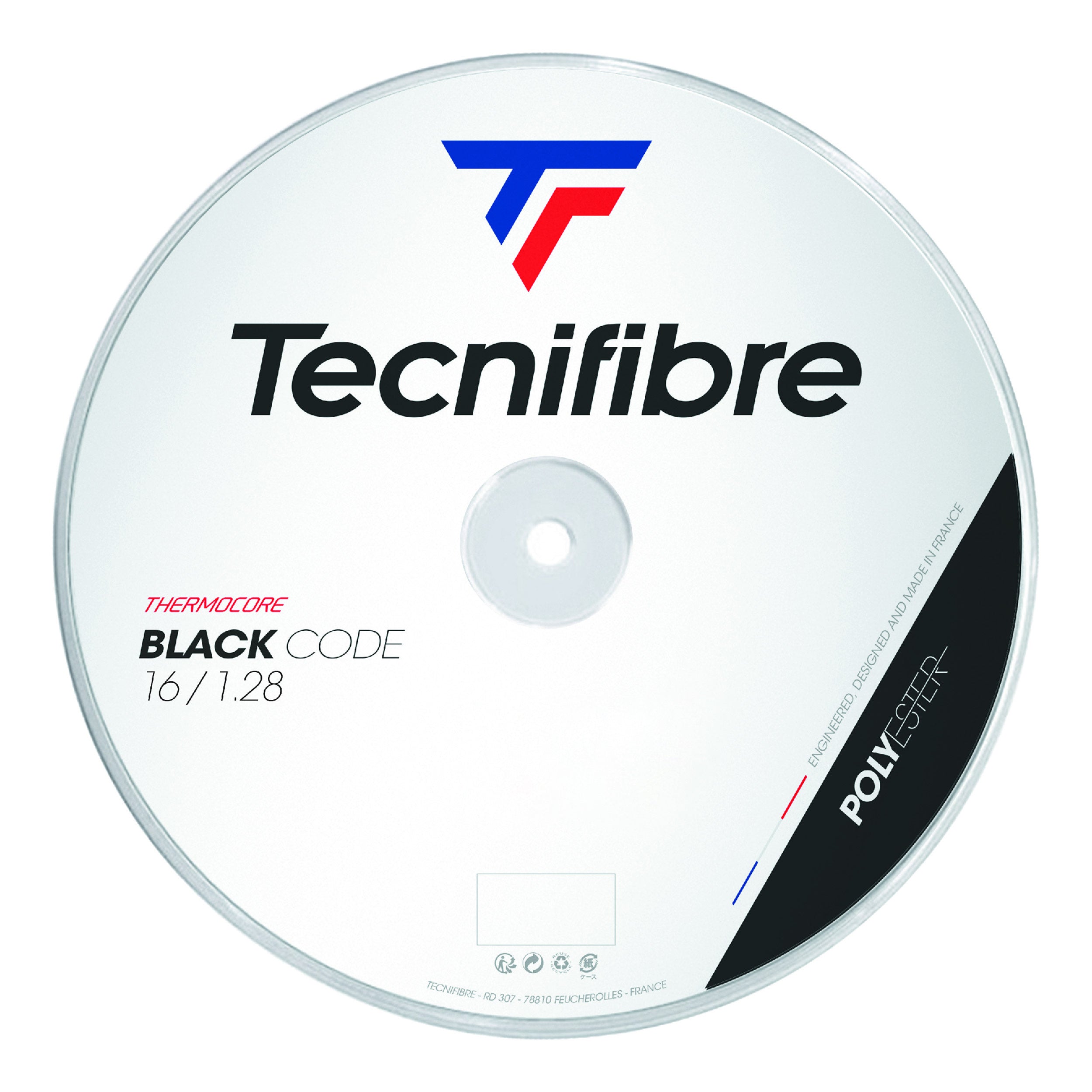 Tecnifibre Black Code Fire 200m String Reel-Orange,Red