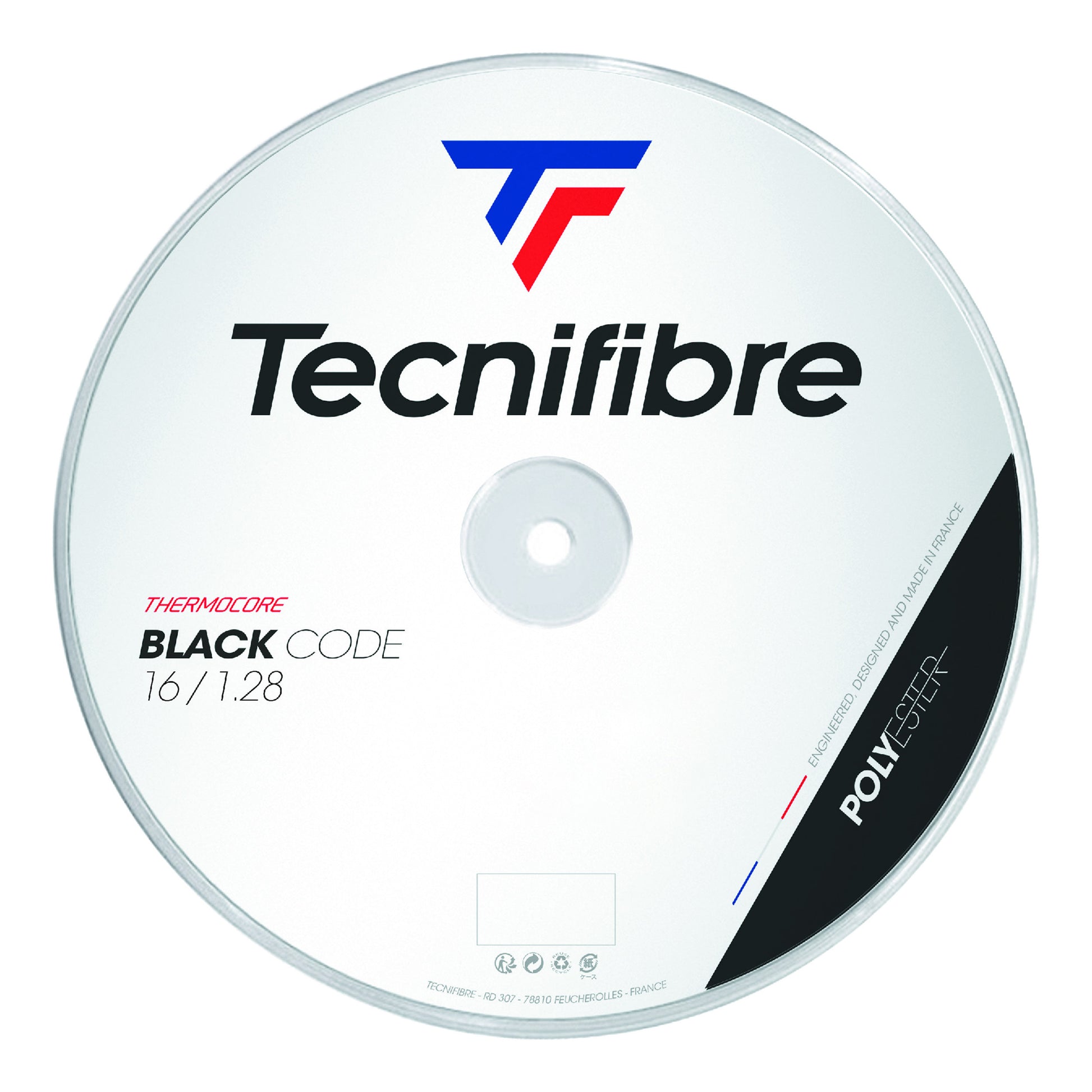 Tecnifibre Black Code Fire 200m String Reel-Orange,Red