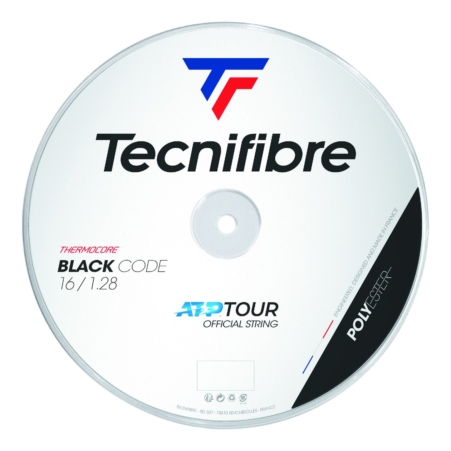 Tecnifibre Black Code 200m String Reel-Lime