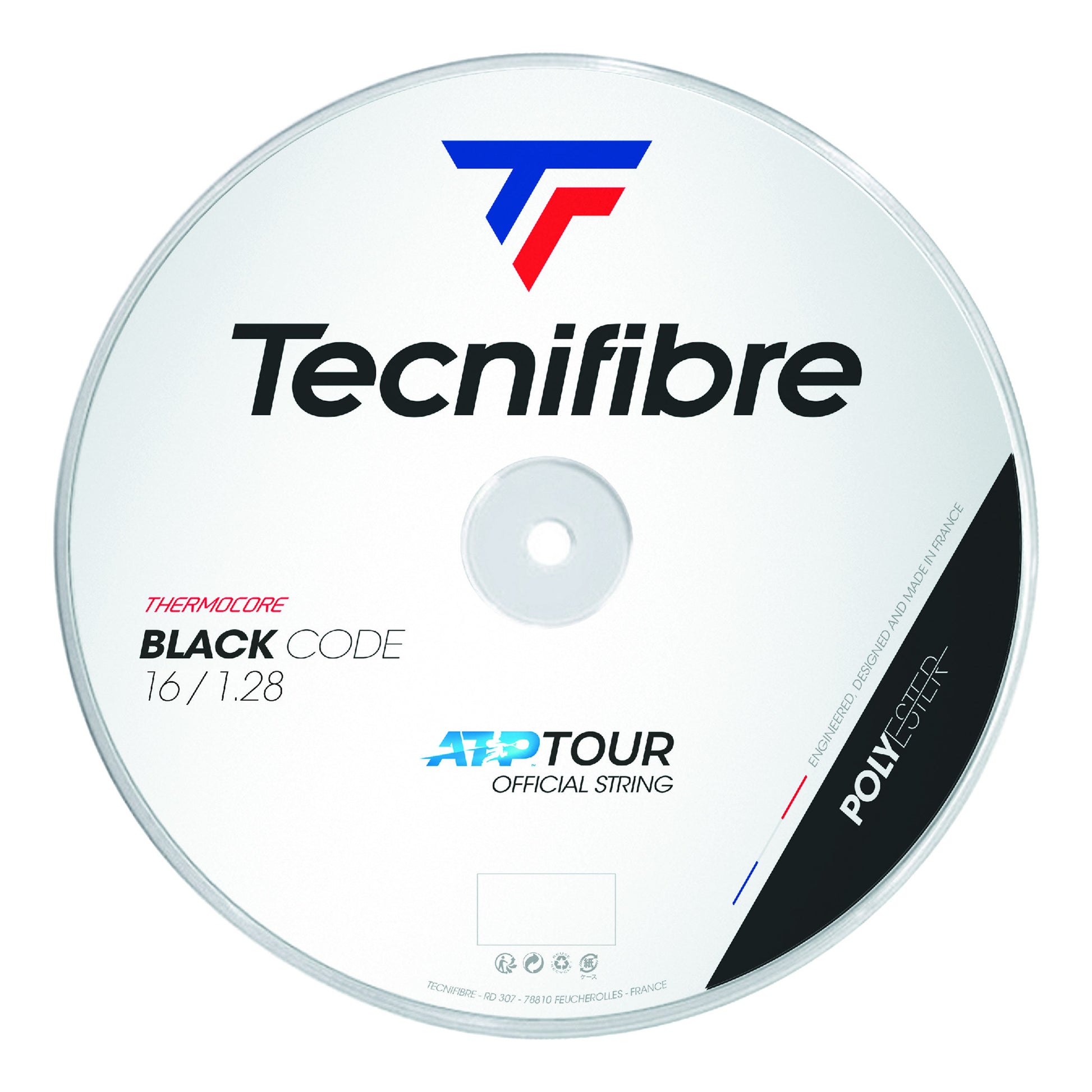 Tecnifibre Black Code 200m String Reel-Lime