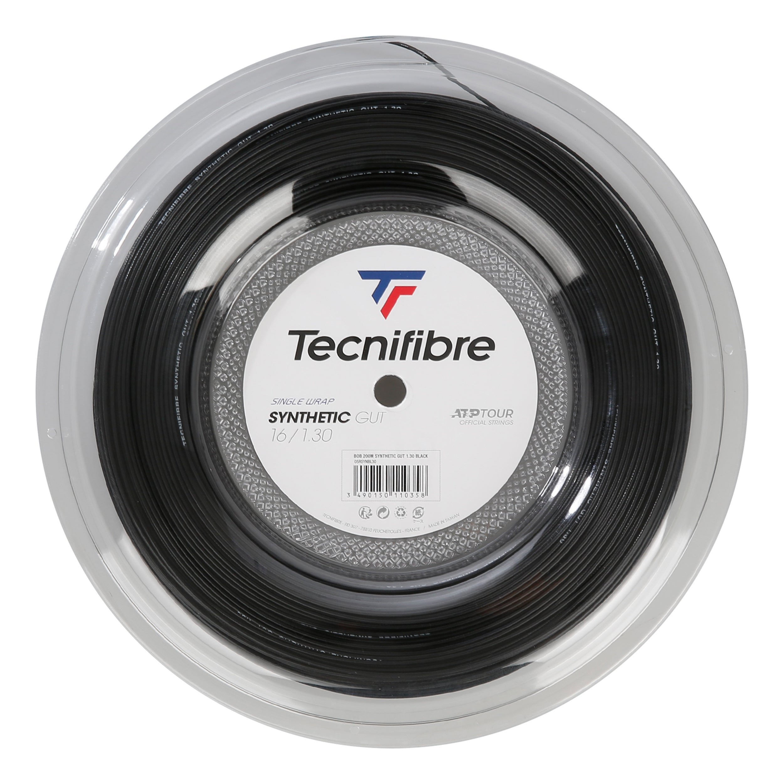 Tecnifibre Synthetic Gut 200m String Reel-Black