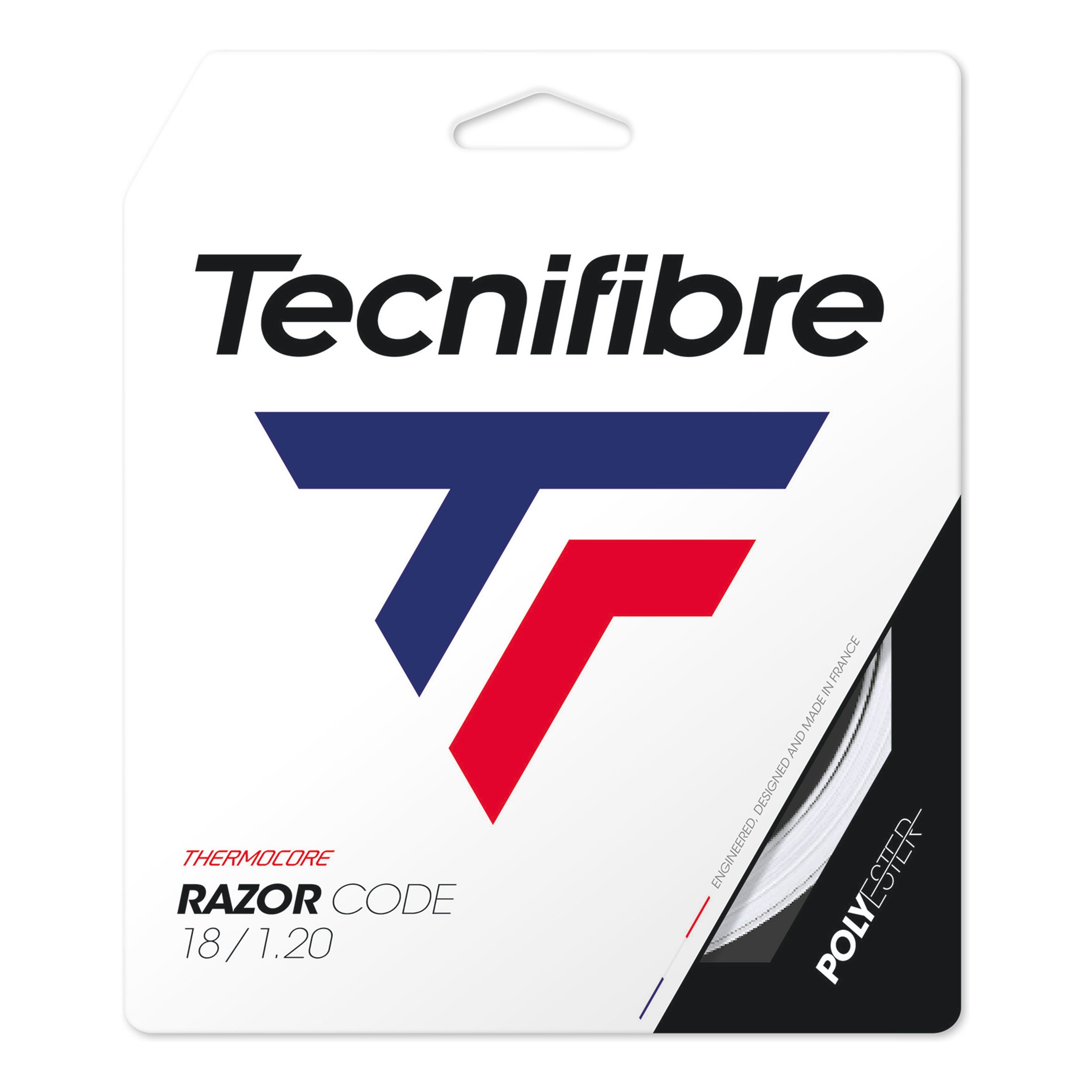 Tecnifibre Razor Code 12m String Set-White