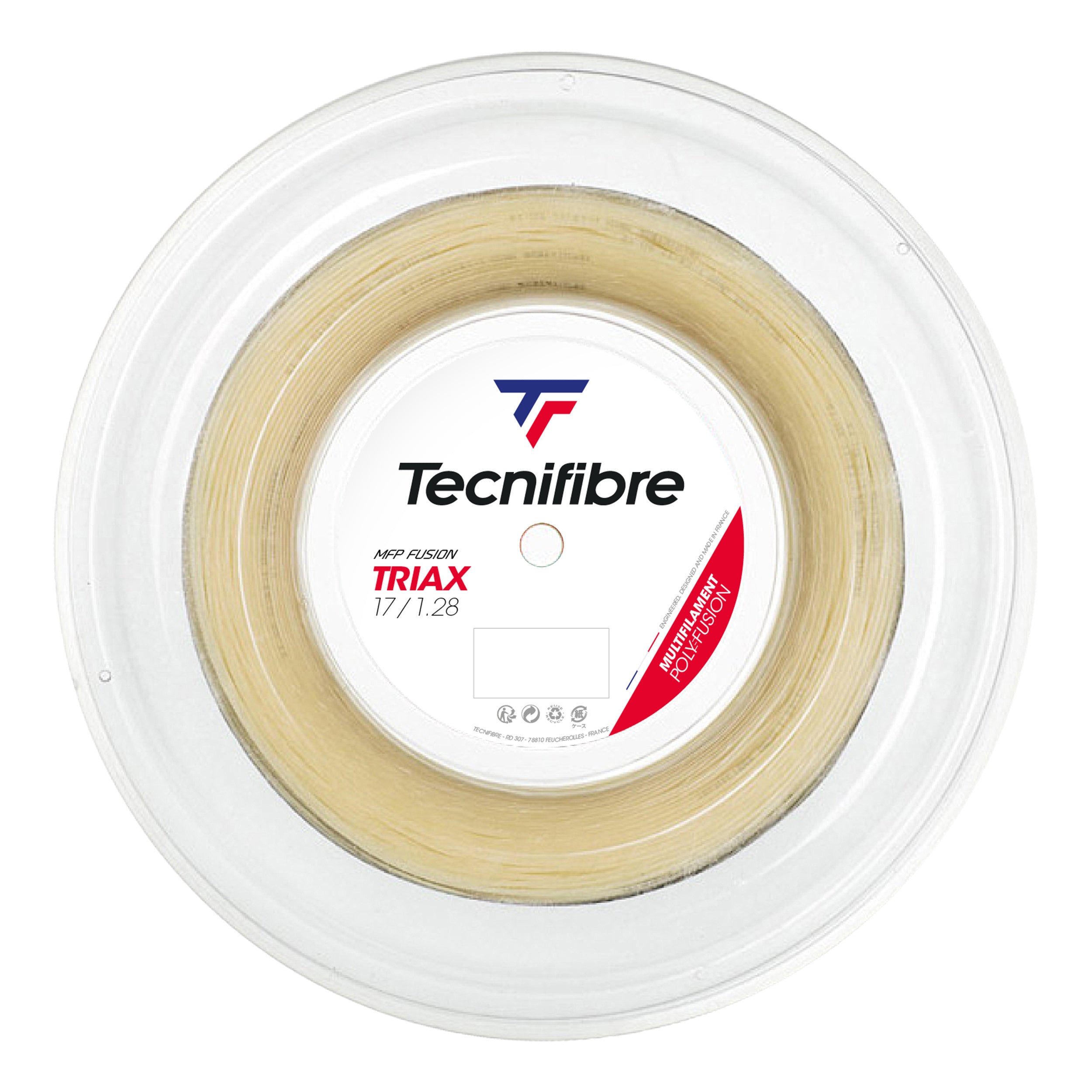Tecnifibre Triax String Reel 200m-Ecru