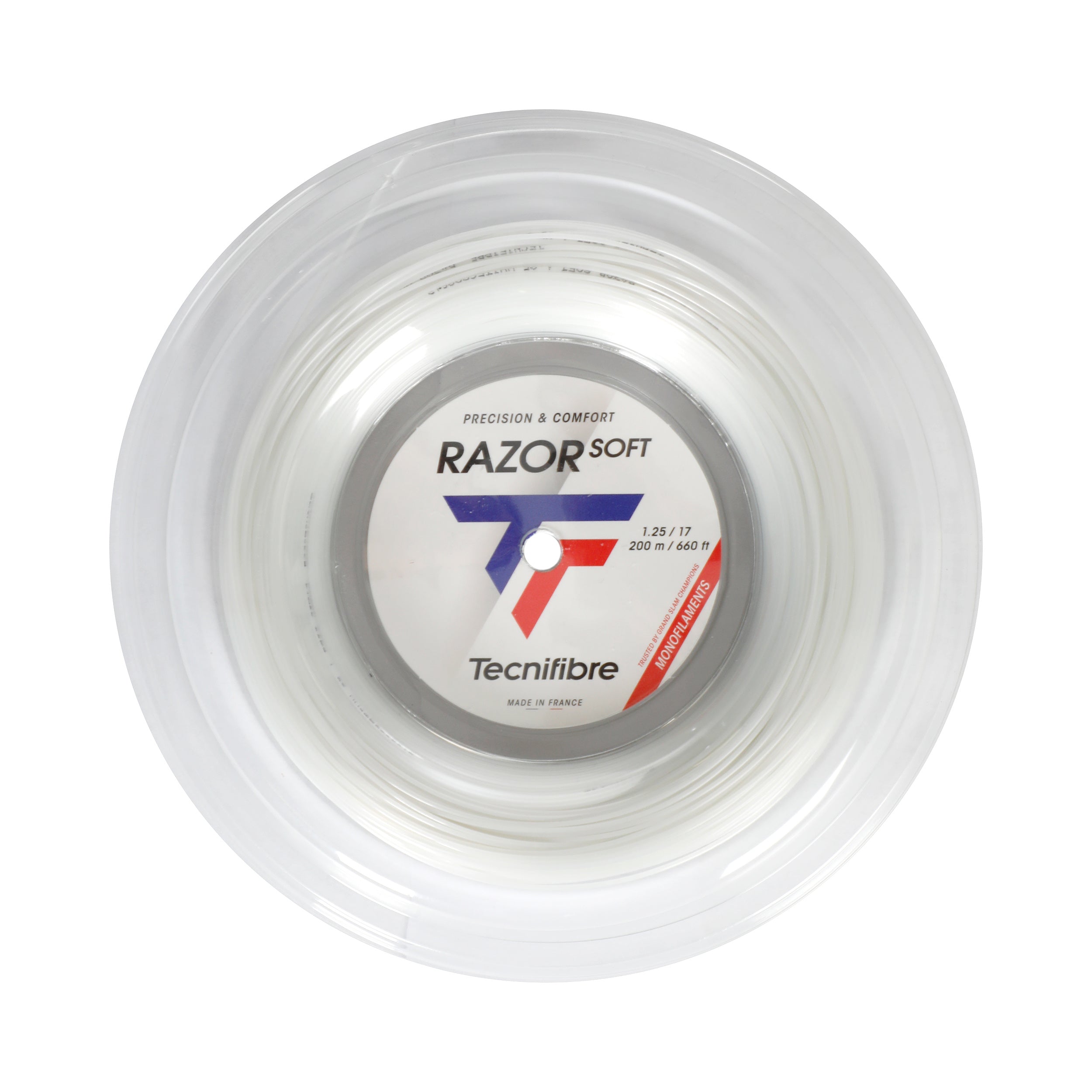Tecnifibre Razor Soft 200m String Reel-White