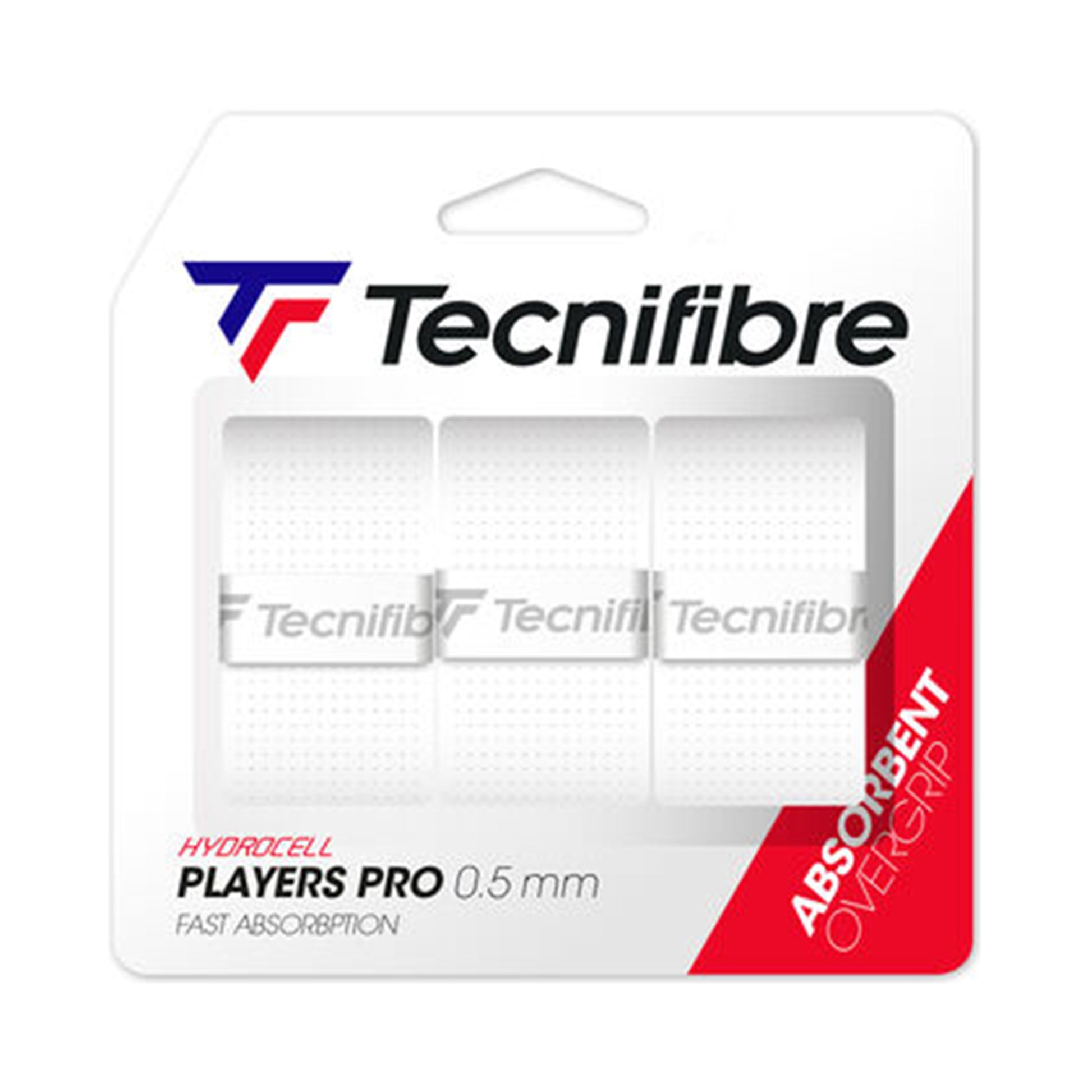 Tecnifibre Players Pro 3er 3 Pack-White