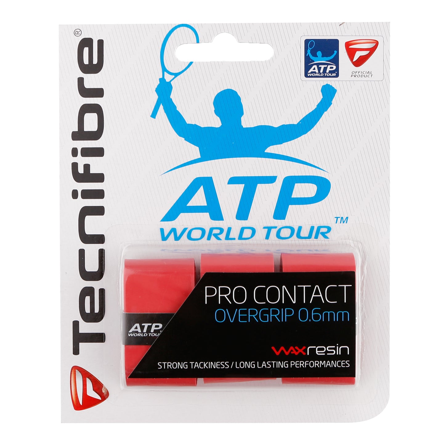 Tecnifibre Contact Pro 3er 3 Pack-Red