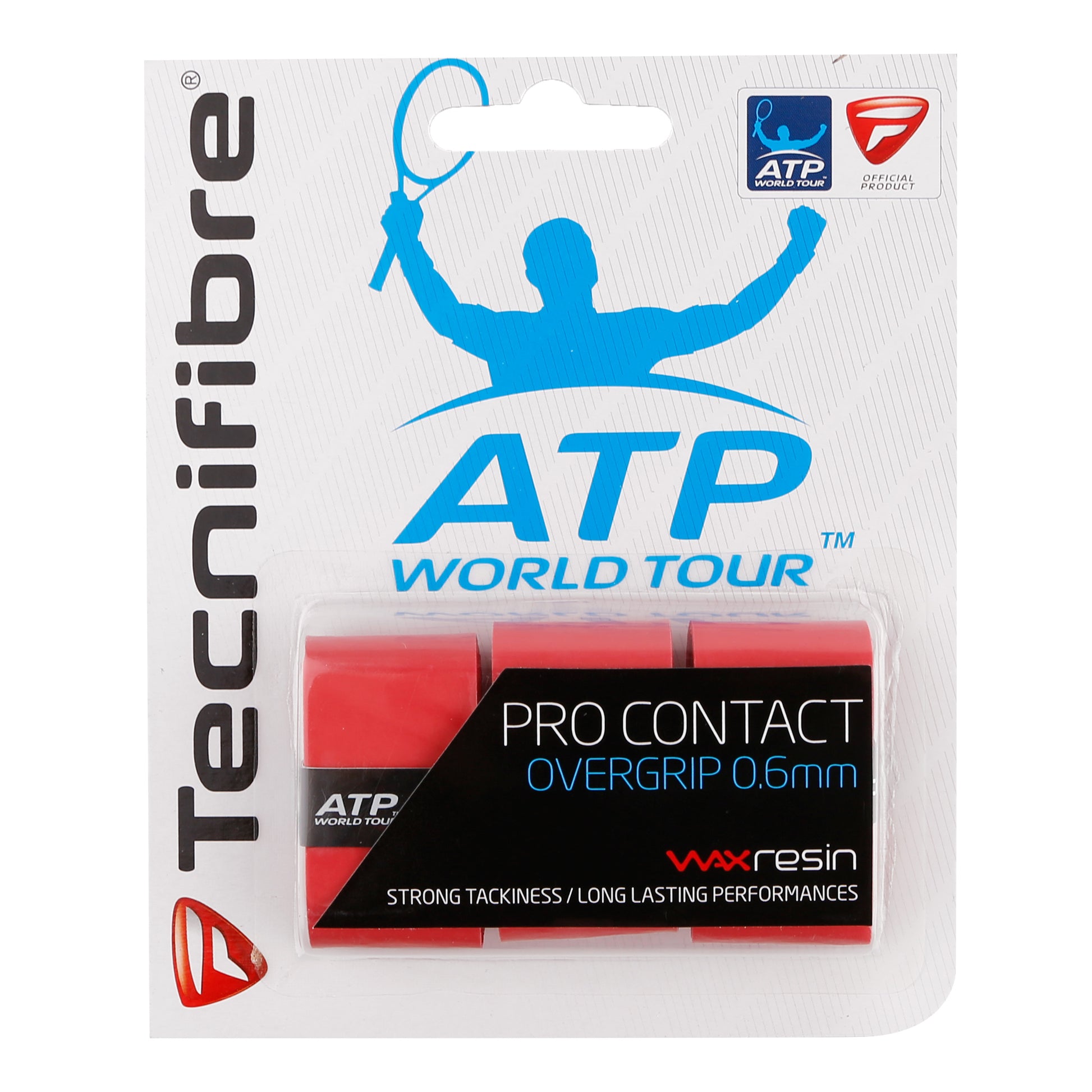 Tecnifibre Contact Pro 3er 3 Pack-Red
