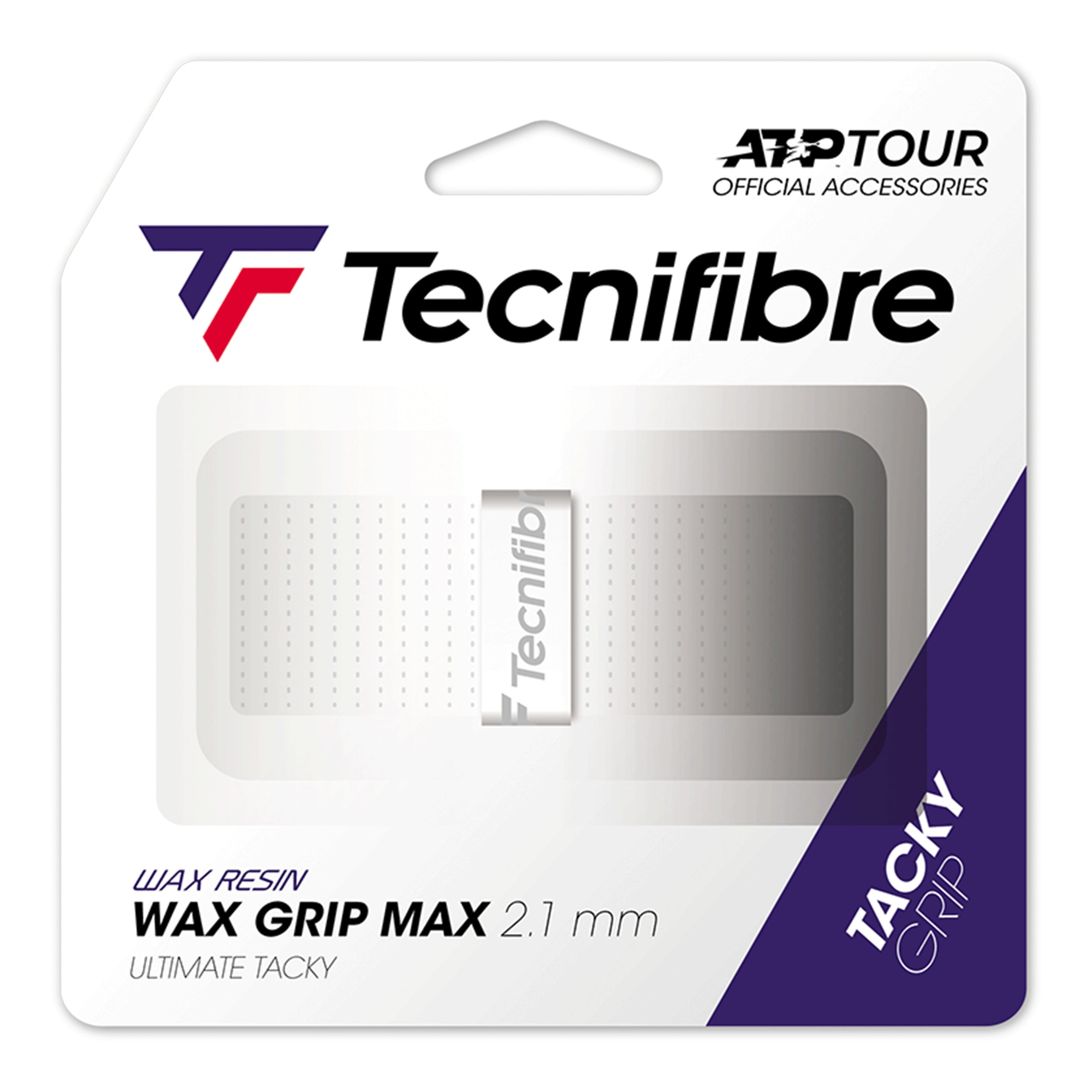 Tecnifibre Wax Max Grip 1er Pack-Weiß