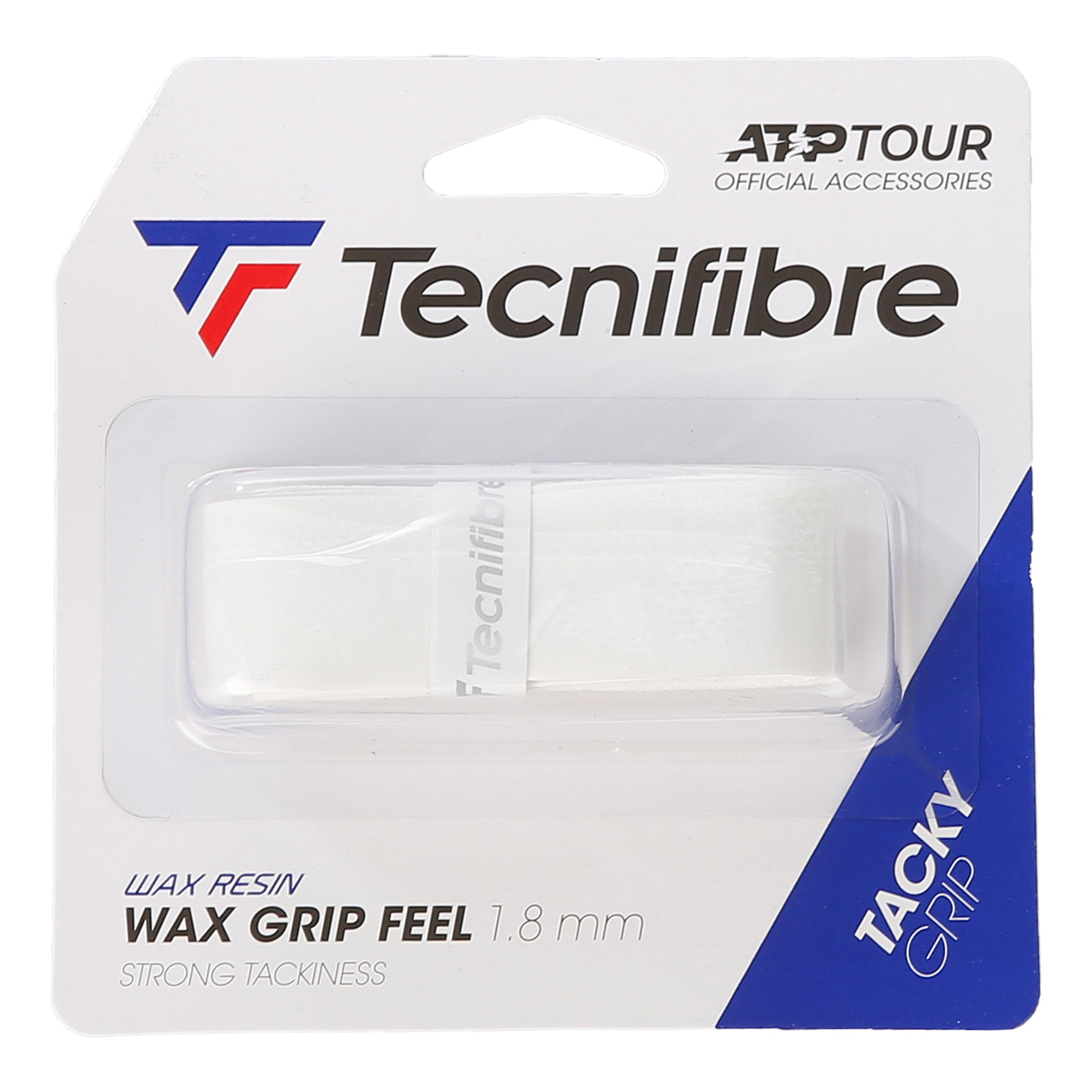 Tecnifibre Wax Feel Grip 1er Pack-Weiß