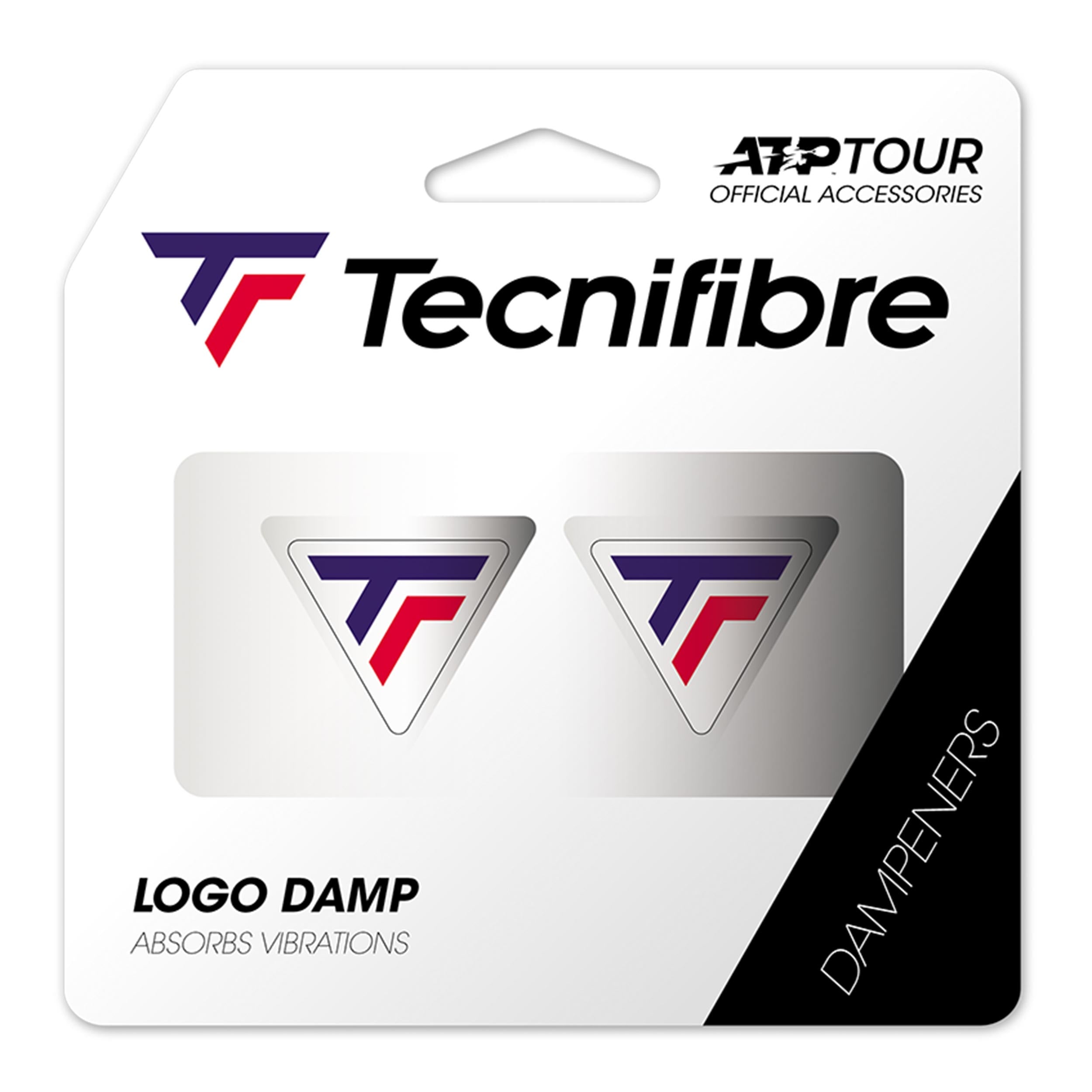 Tecnifibre Logo Damp Tricolore Dampener-White,Blue