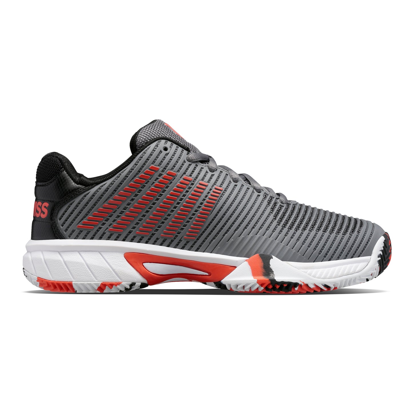 K-Swiss Hypercourt Express 2 Sandplatzschuh Kinder - grau, orange