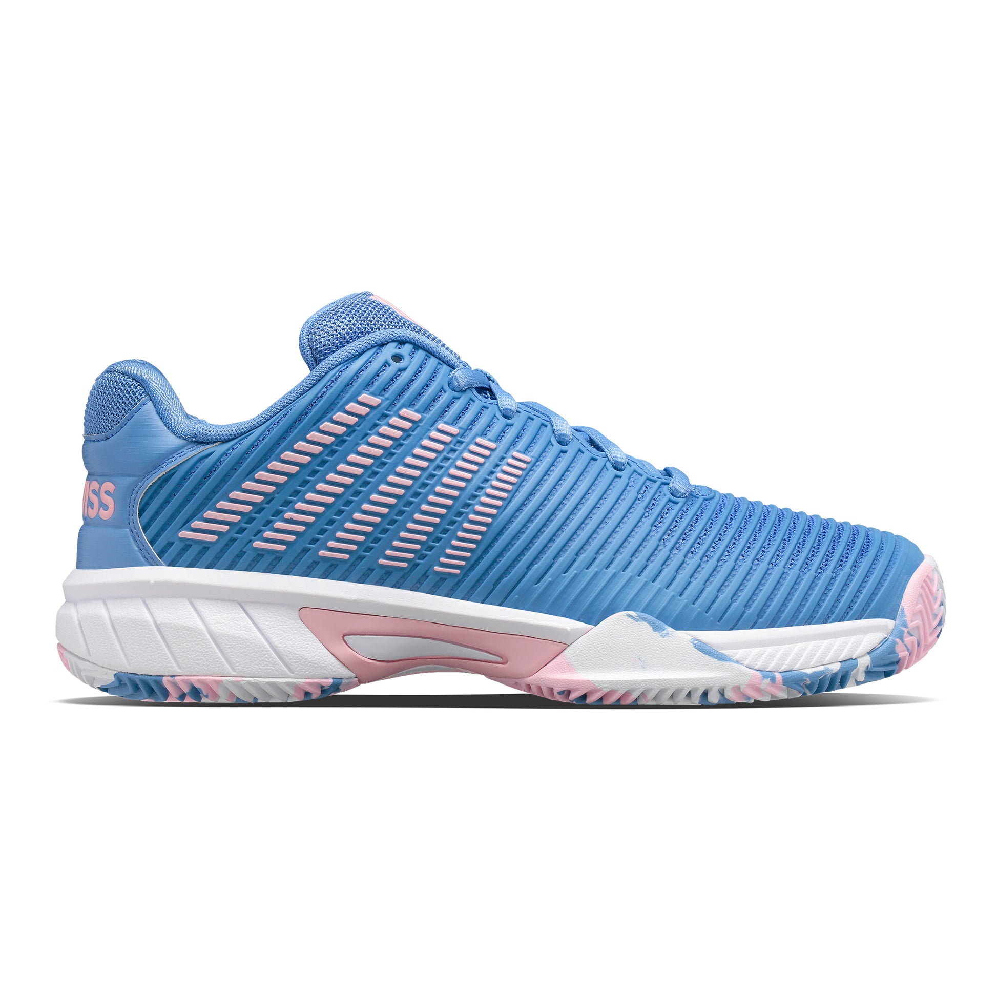 K-Swiss Hypercourt Express 2 Sandplatzschuh Kinder - blau, weiß