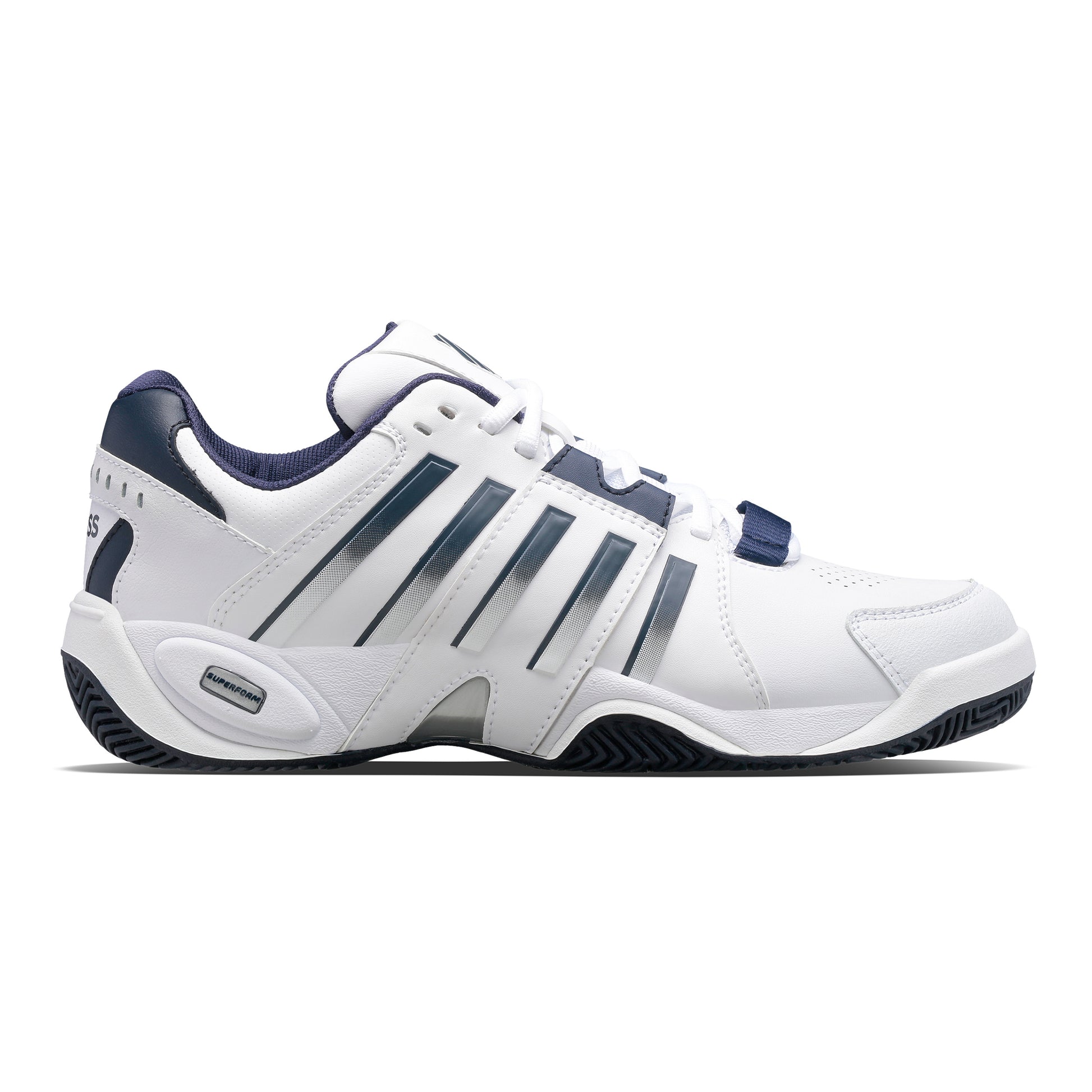 K-Swiss Accomplish Iv All Court Shoe Men-White,Dark Blue