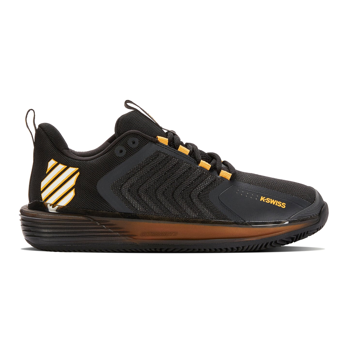 K-Swiss Ultrashot 3 Sandplatzschuh Herren - schwarz, orange