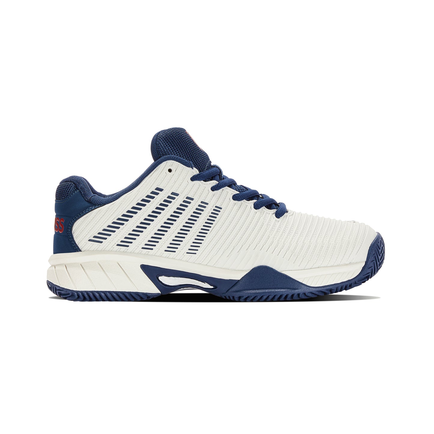 K-Swiss Hypercourt Express 2 Sandplatzschuh Kinder-Weiß,Dunkelblau