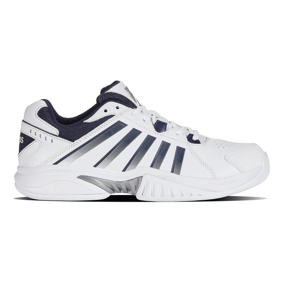 K-Swiss Receiver V Carpet Shoe Men-White,Dark Blue
