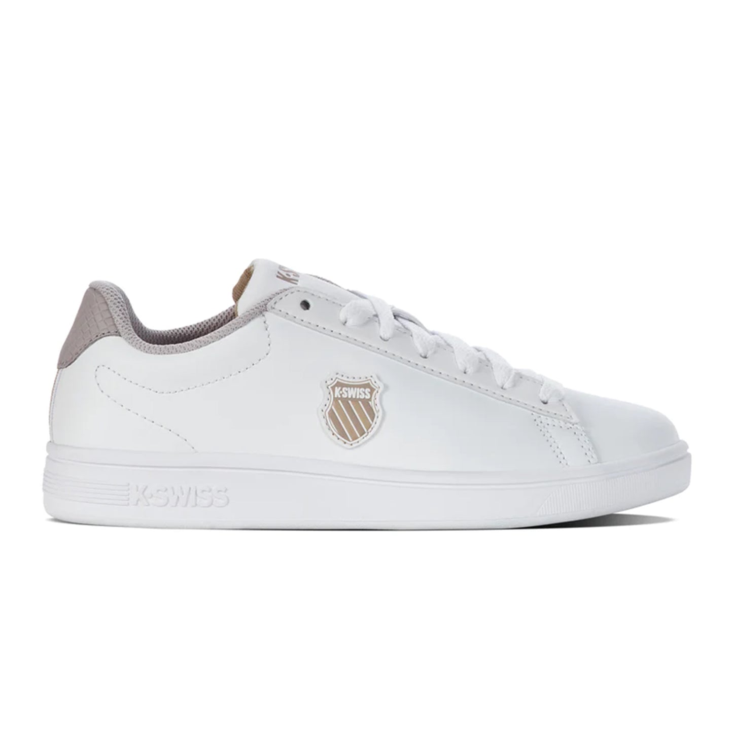 K-Swiss Court Shield Sneakers Women-White,Beige