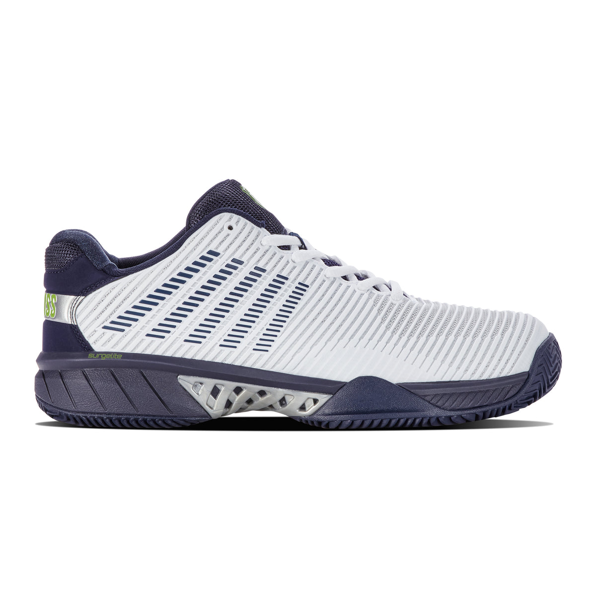 K-Swiss Hypercourt Express 2 Clay Court Shoe Men-White,Blue-gray