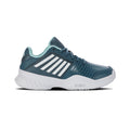 Court Express Omni Allcourtschuh Kinder-Petrol,Weiß