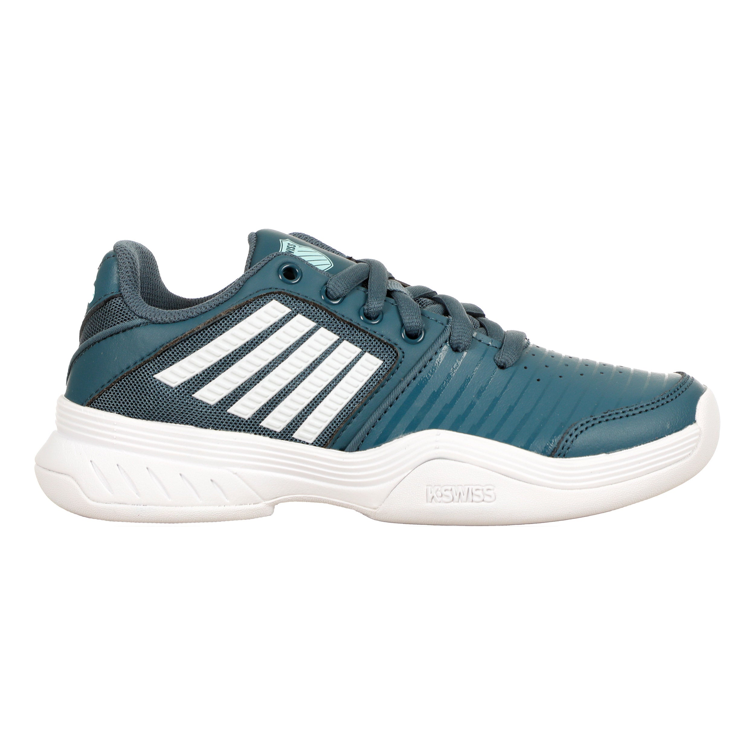 K-Swiss Express Court Express Teppichschuh Kinder - dunkelgrün, weiß