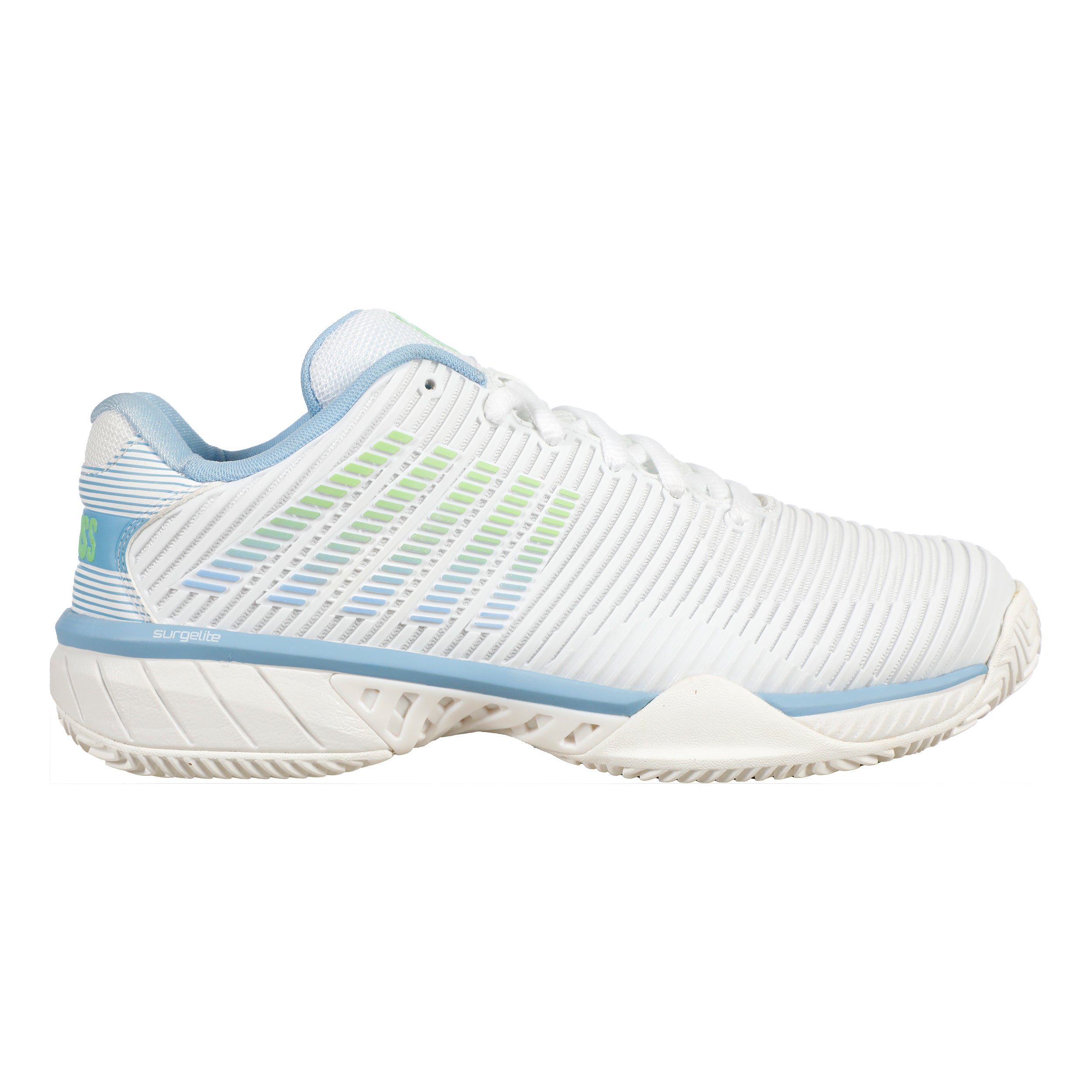 K-Swiss Hypercourt Express 2 Sandplatzschuh Damen-Weiß,Hellblau