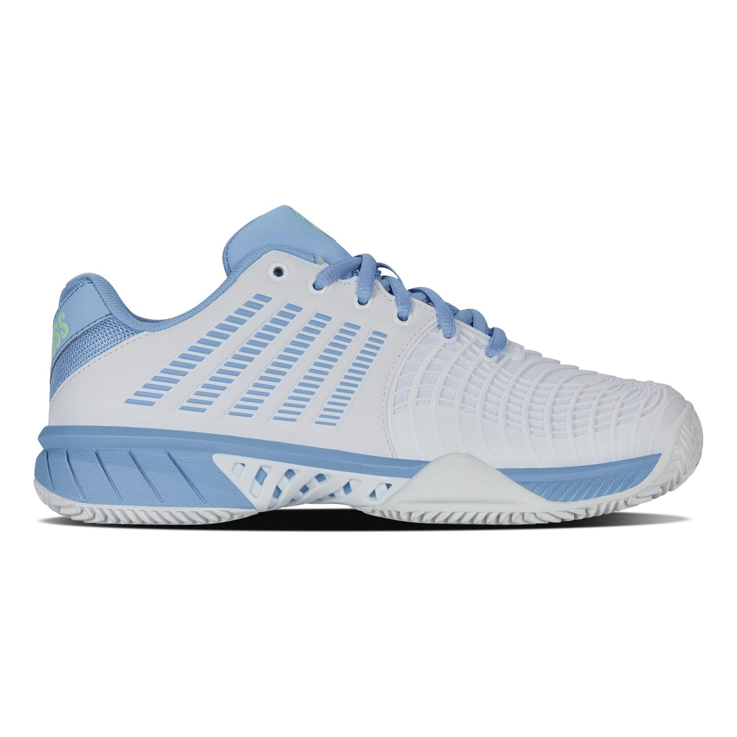 K-Swiss Express Light 3 Sandplatzschuh Damen - weiß, hellblau