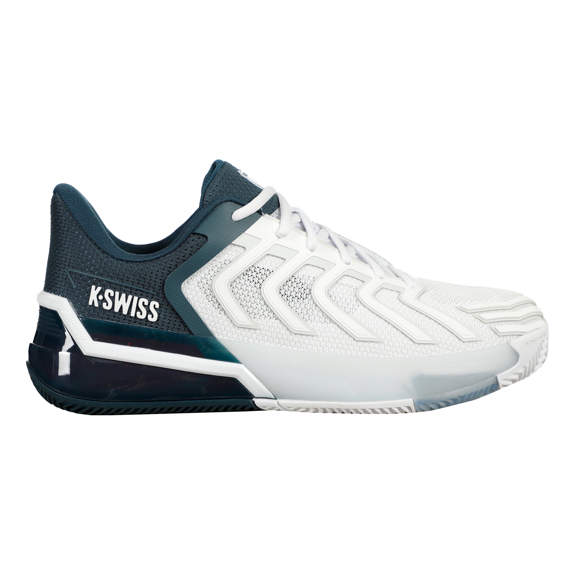 K-Swiss Ultrashot 4 Sandplatzschuh Herren-Weiß,Petrol