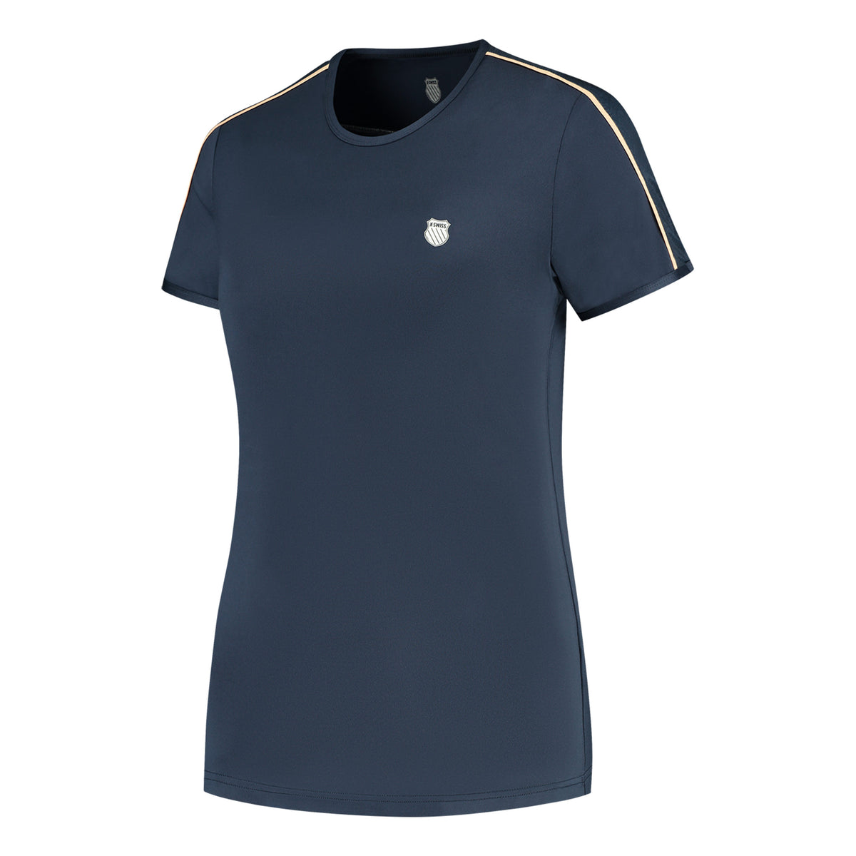 K-Swiss Hypercourt Crew 3 T-Shirt Damen-Dunkelblau