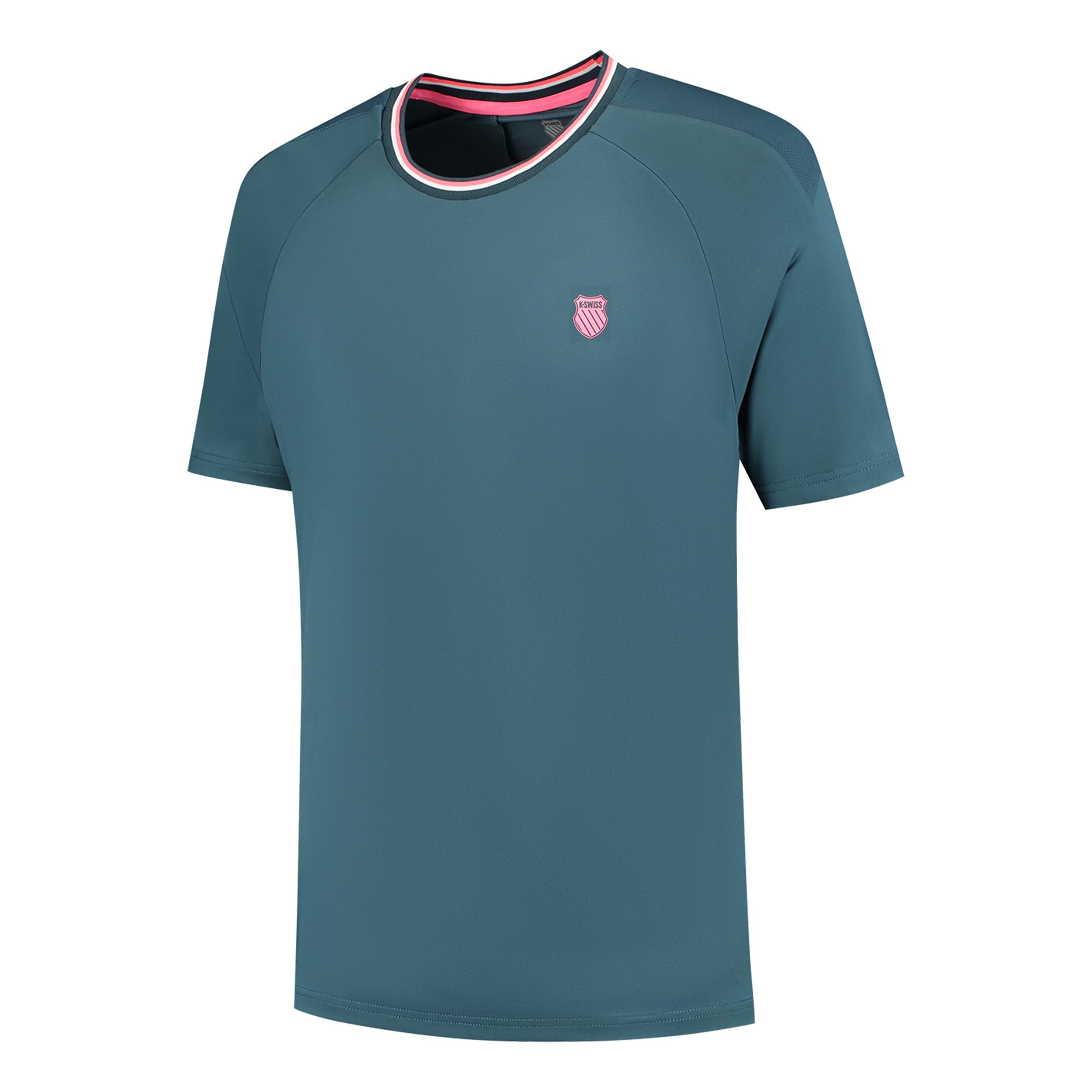 K-Swiss Hypercourt Mesh Crew T-Shirt - blue