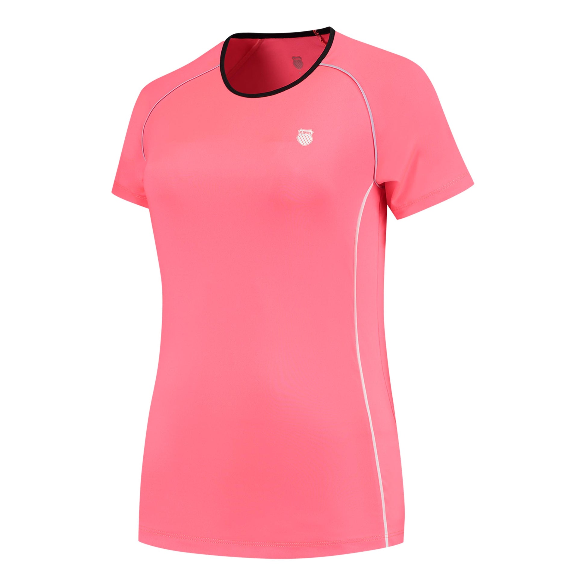 K-Swiss Hypercourt Crew T-Shirt Damen-Pink