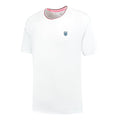 Hypercourt Mesh Crew T-Shirt Herren-Weiß