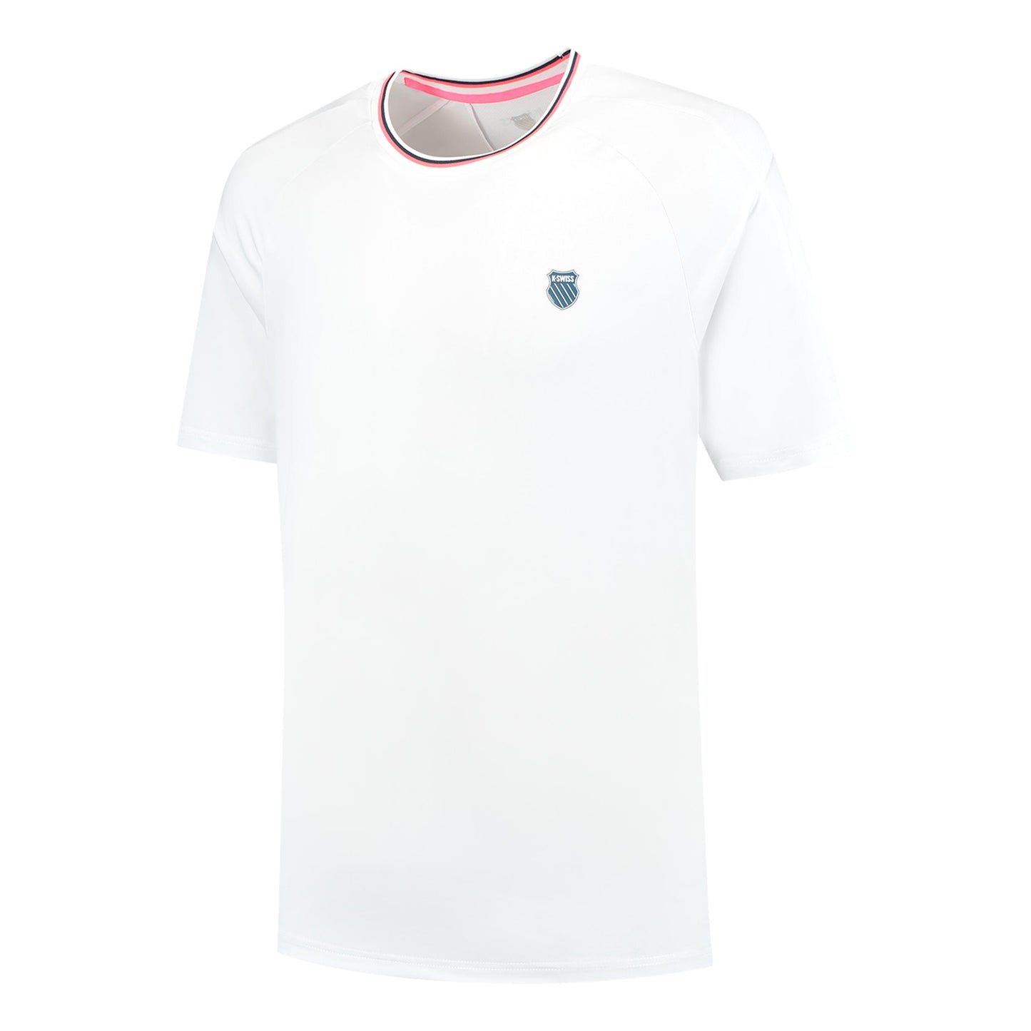 K-Swiss Hypercourt Mesh Crew T-Shirt Men-White