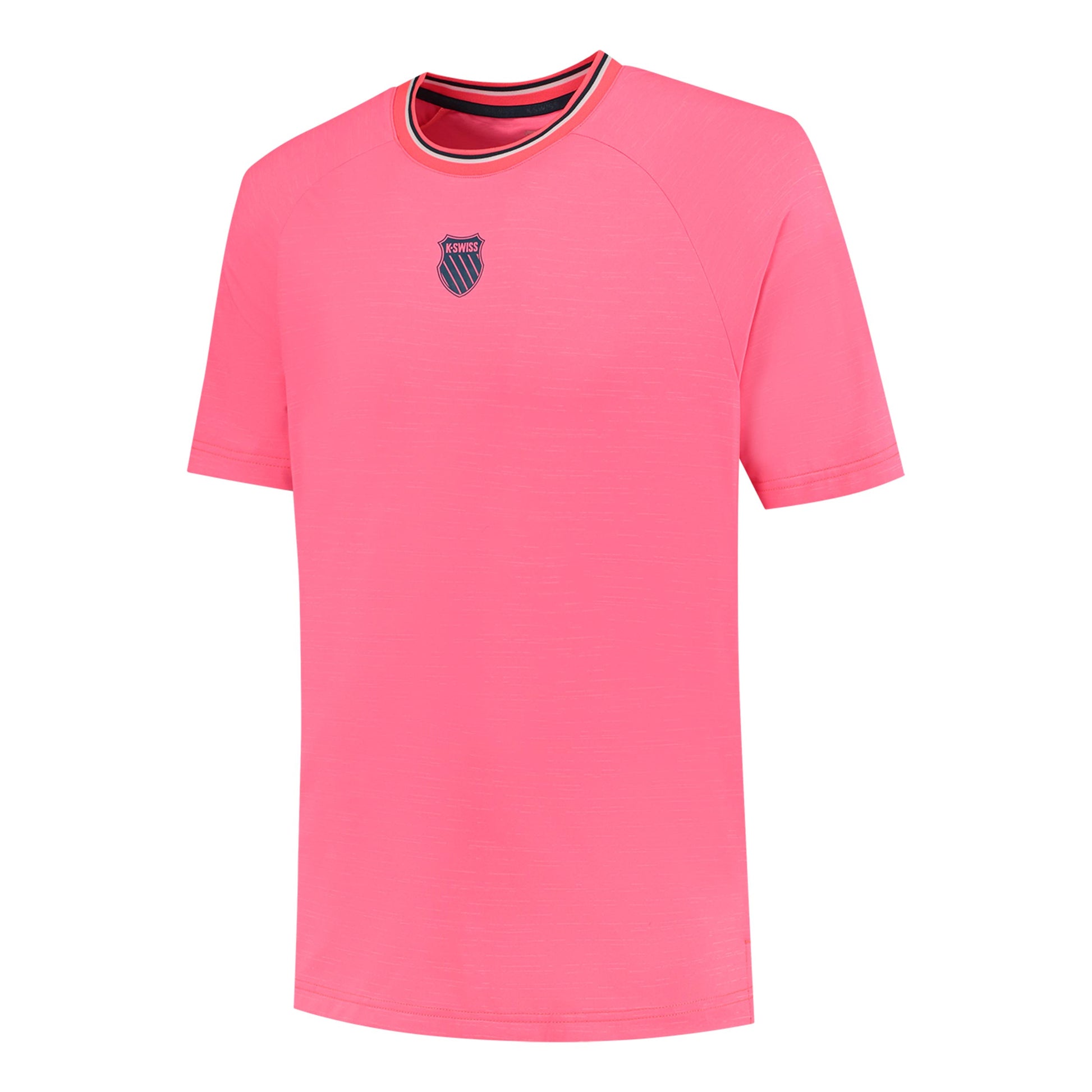 K-Swiss Hypercourt Melange T-Shirt Men-Pink