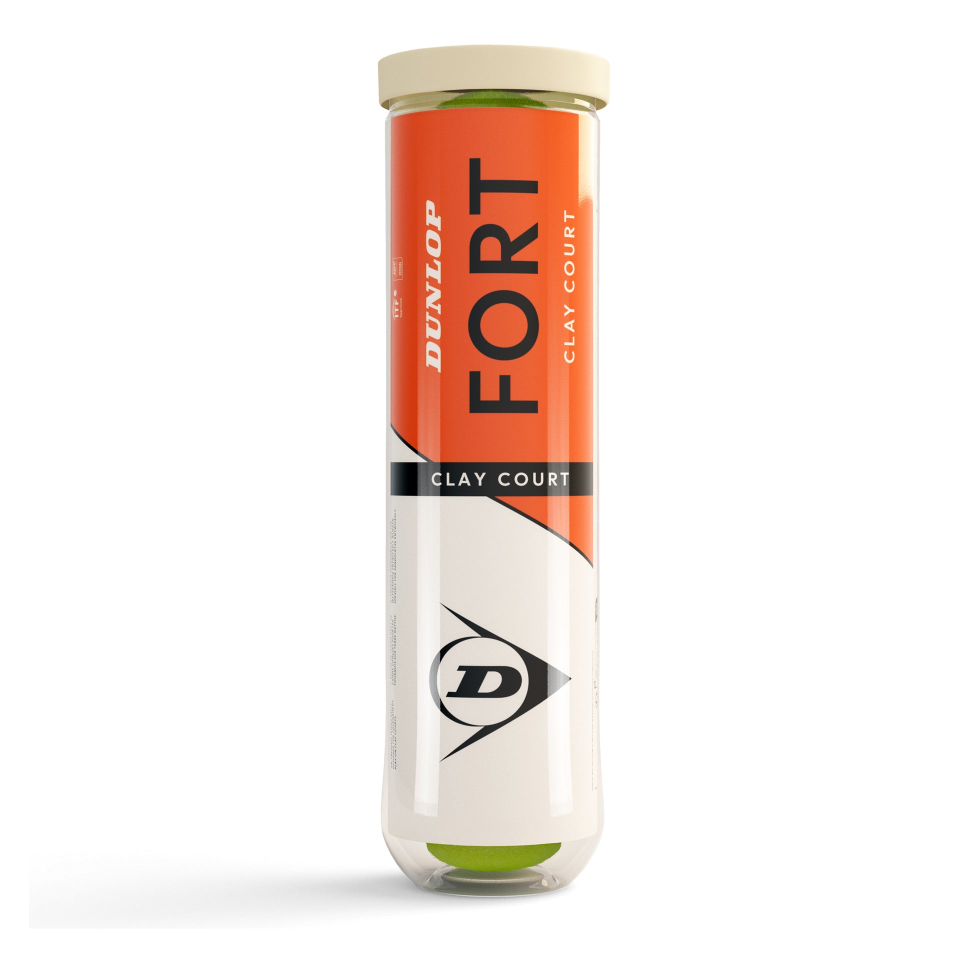Dunlop Fort Clay Court 4 Ball Tube