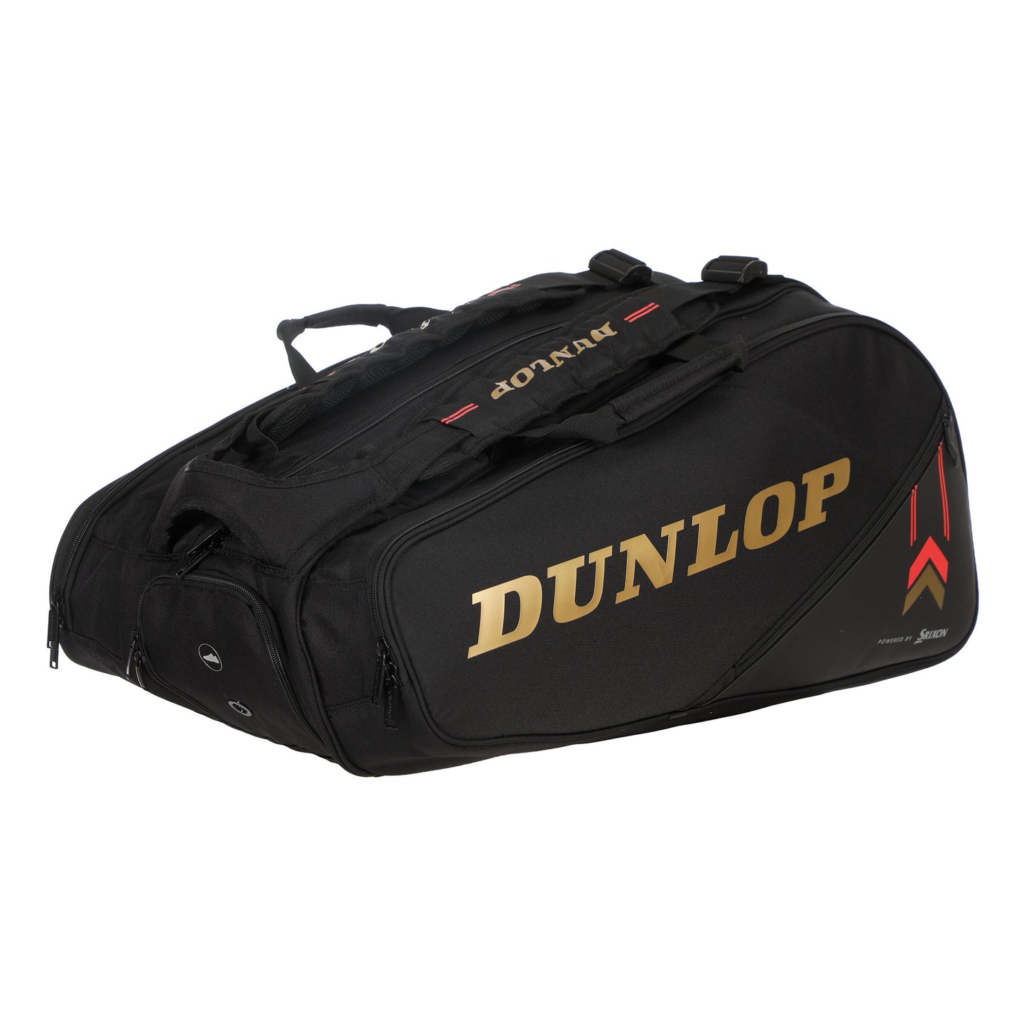 Dunlop Performance CX Performance Limited Edition Racket Bag 12 Pack-Black,Red
