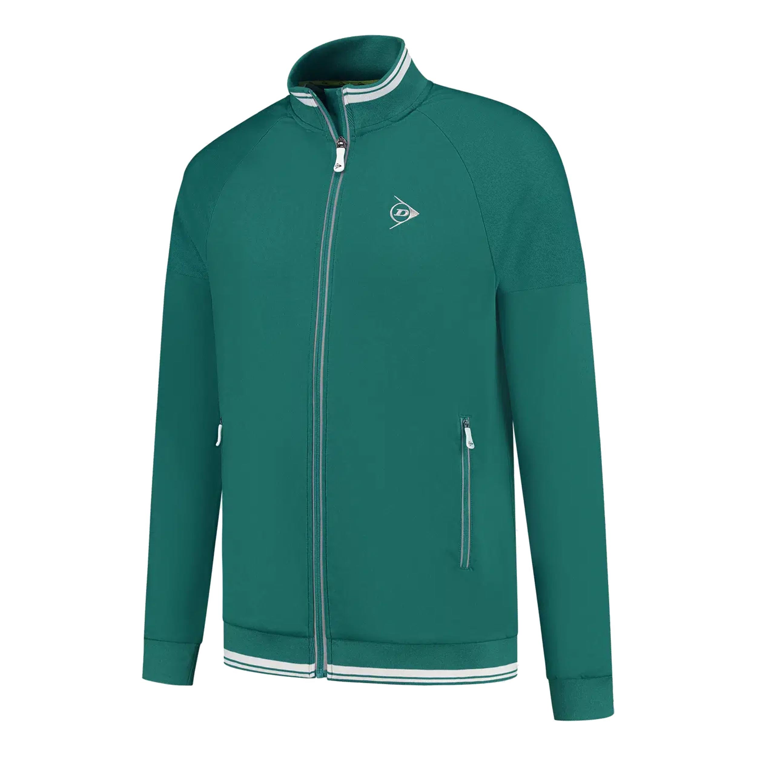 Dunlop Club Knitted Training Jacket Men-Dark Green